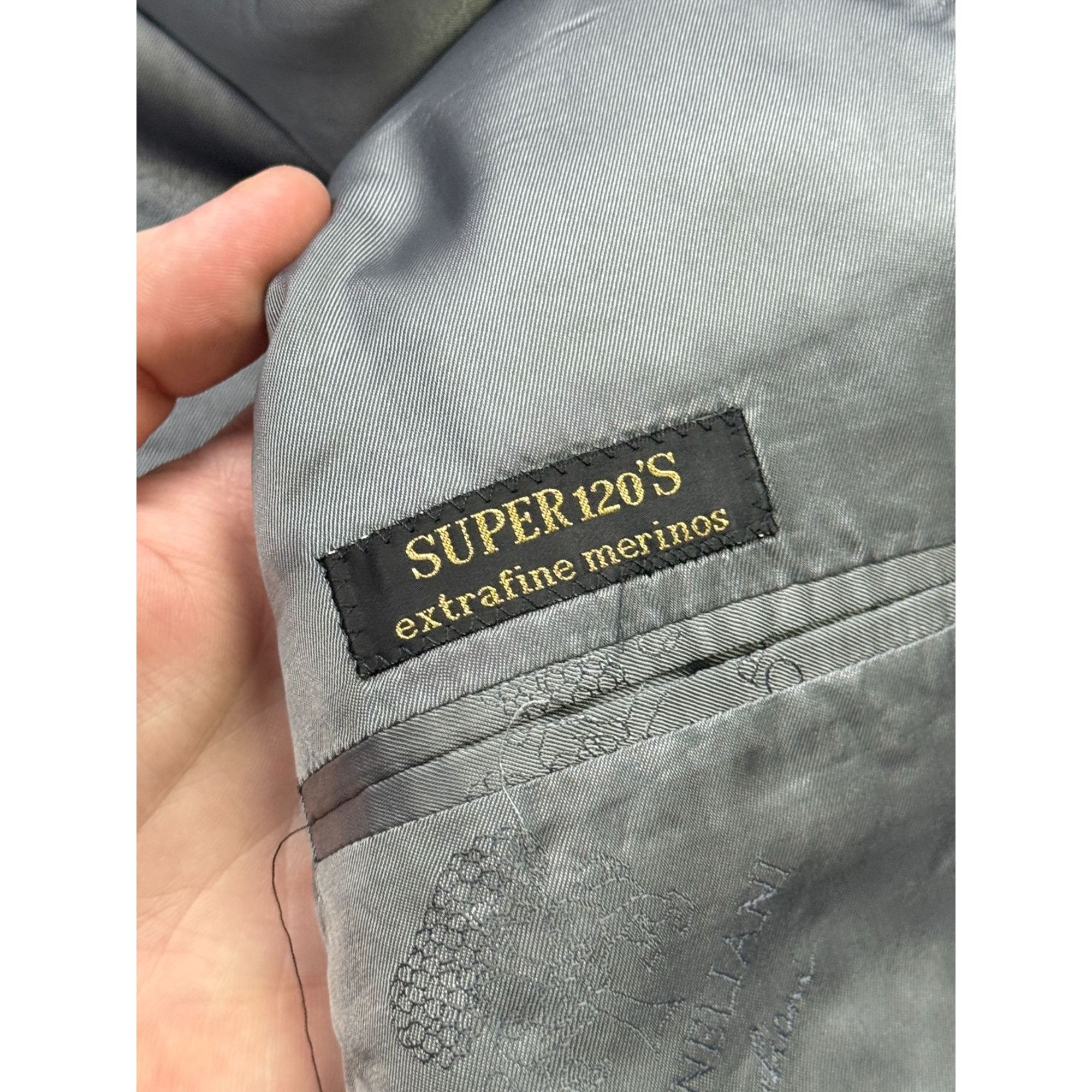Corneliani Corneliani 120’S Extrafine Merino’s Wool Suit (Y1273) Size 44L - 10 Thumbnail