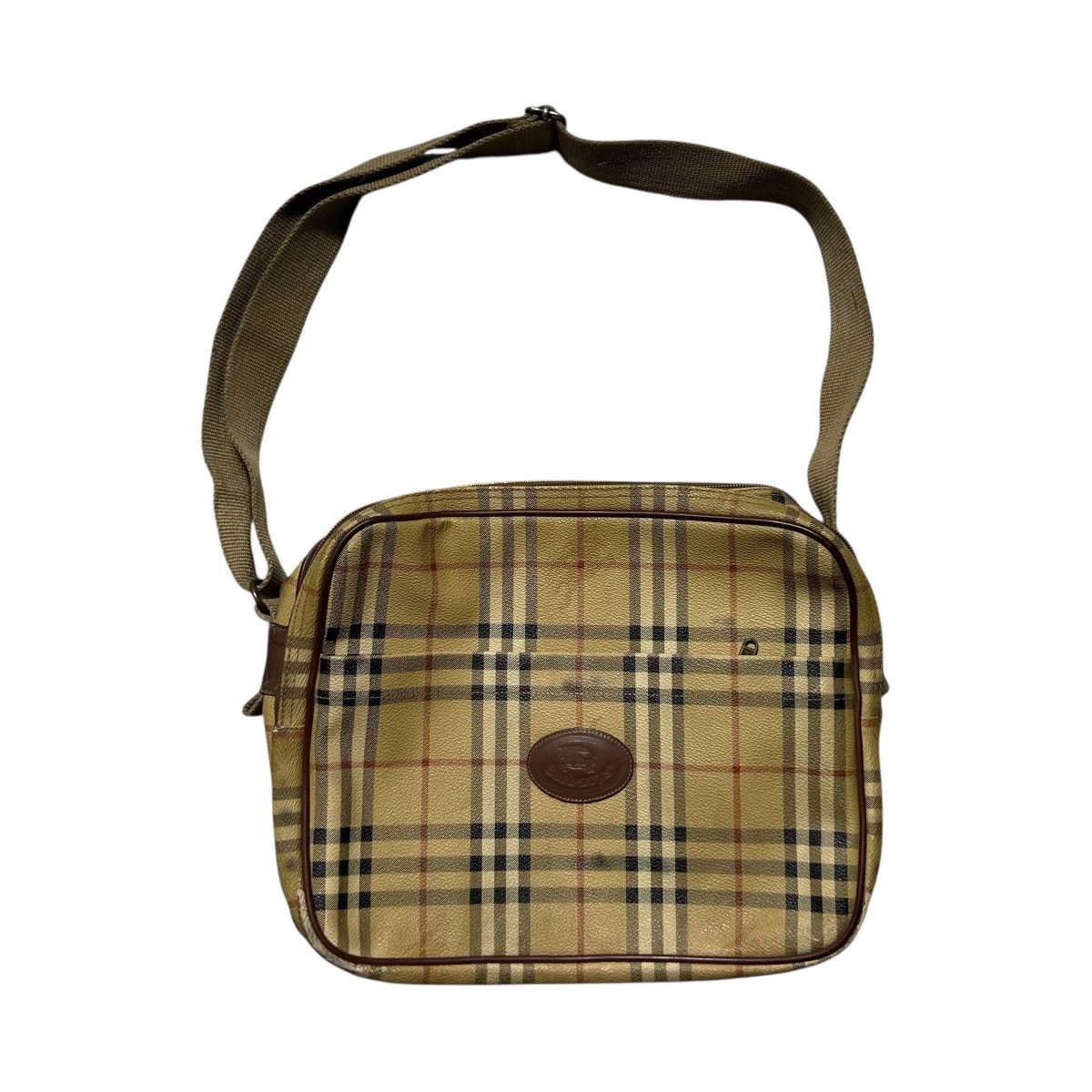 Burberry Vintage Burberrys Leather Shoulder Bag /Crossbody Bag Size ONE SIZE - 1 Thumbnail