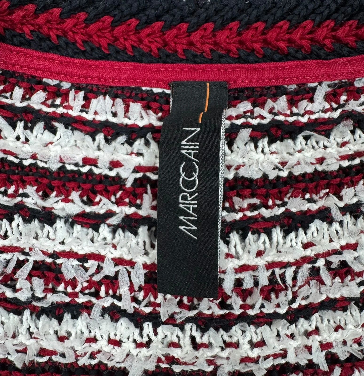 Other Marc Cain Knit Jacket Button Up Fringed Cotton size 2 Size S / US 4 / IT 40 - 12 Thumbnail