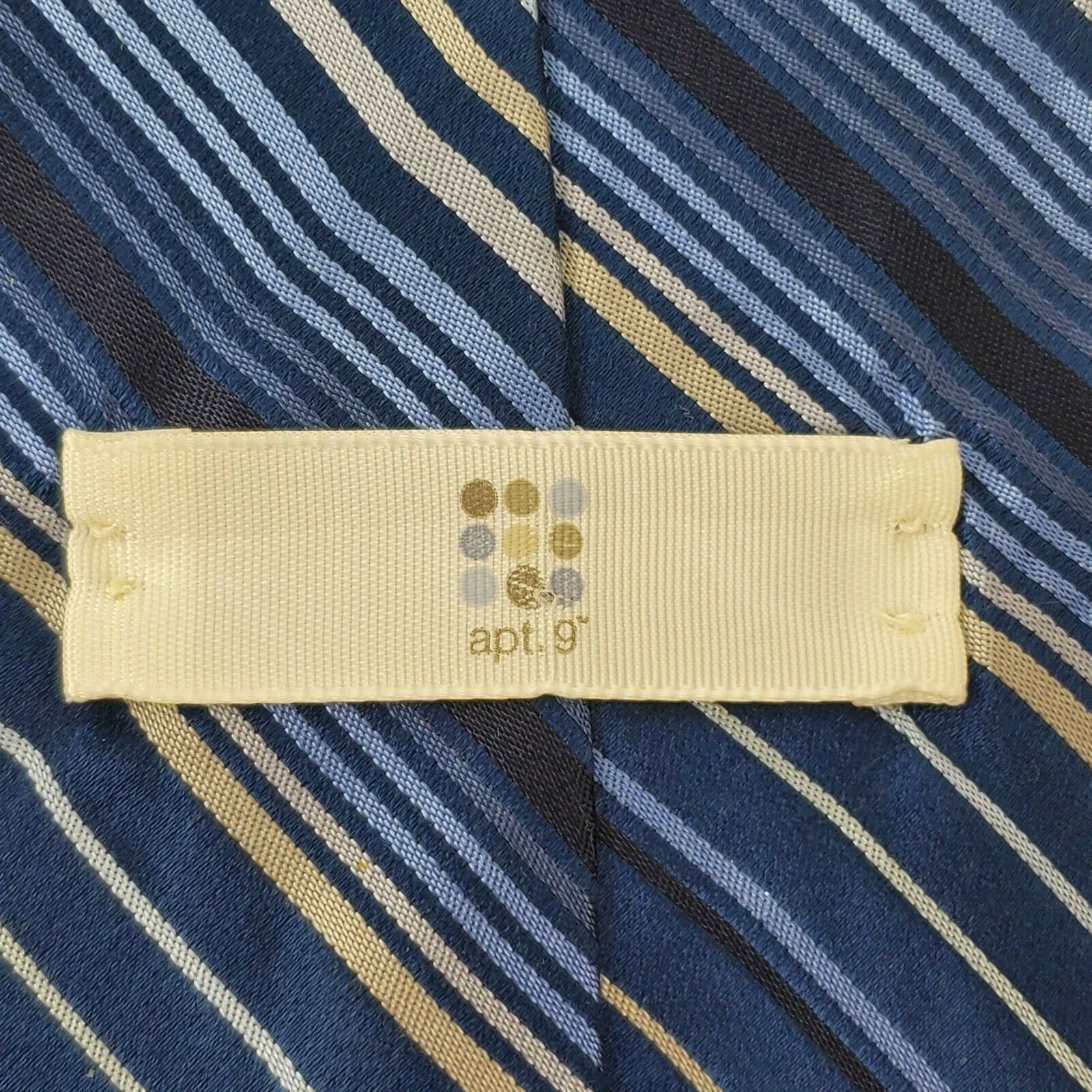 Apt. 9 Apt 9 Blue Striped Silk Tie Classic Size ONE SIZE - 3 Thumbnail
