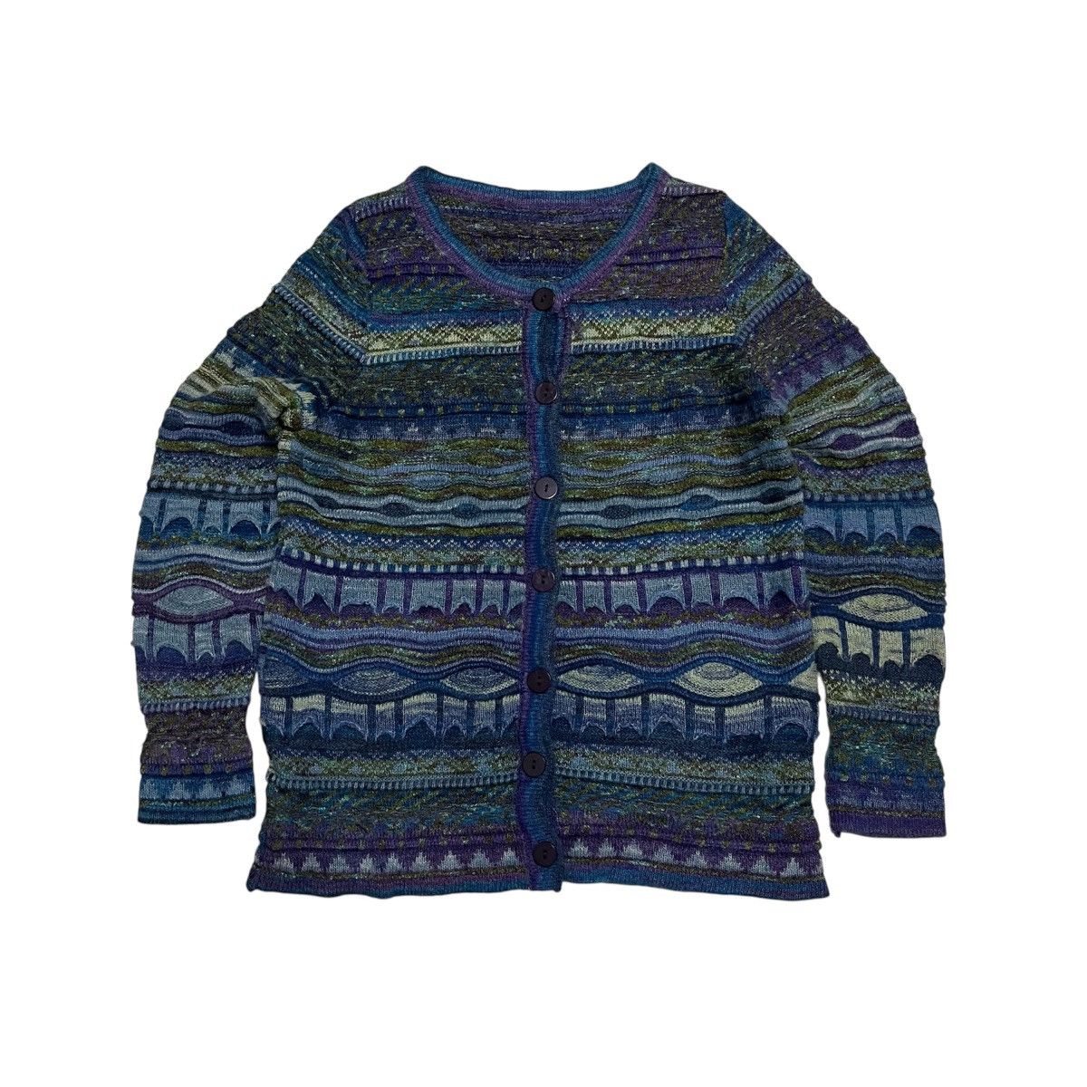 Coogi Vintage Coogi Style Cardigan Knitwear Sweater Size US S / EU 44-46 / 1 - 1 Thumbnail