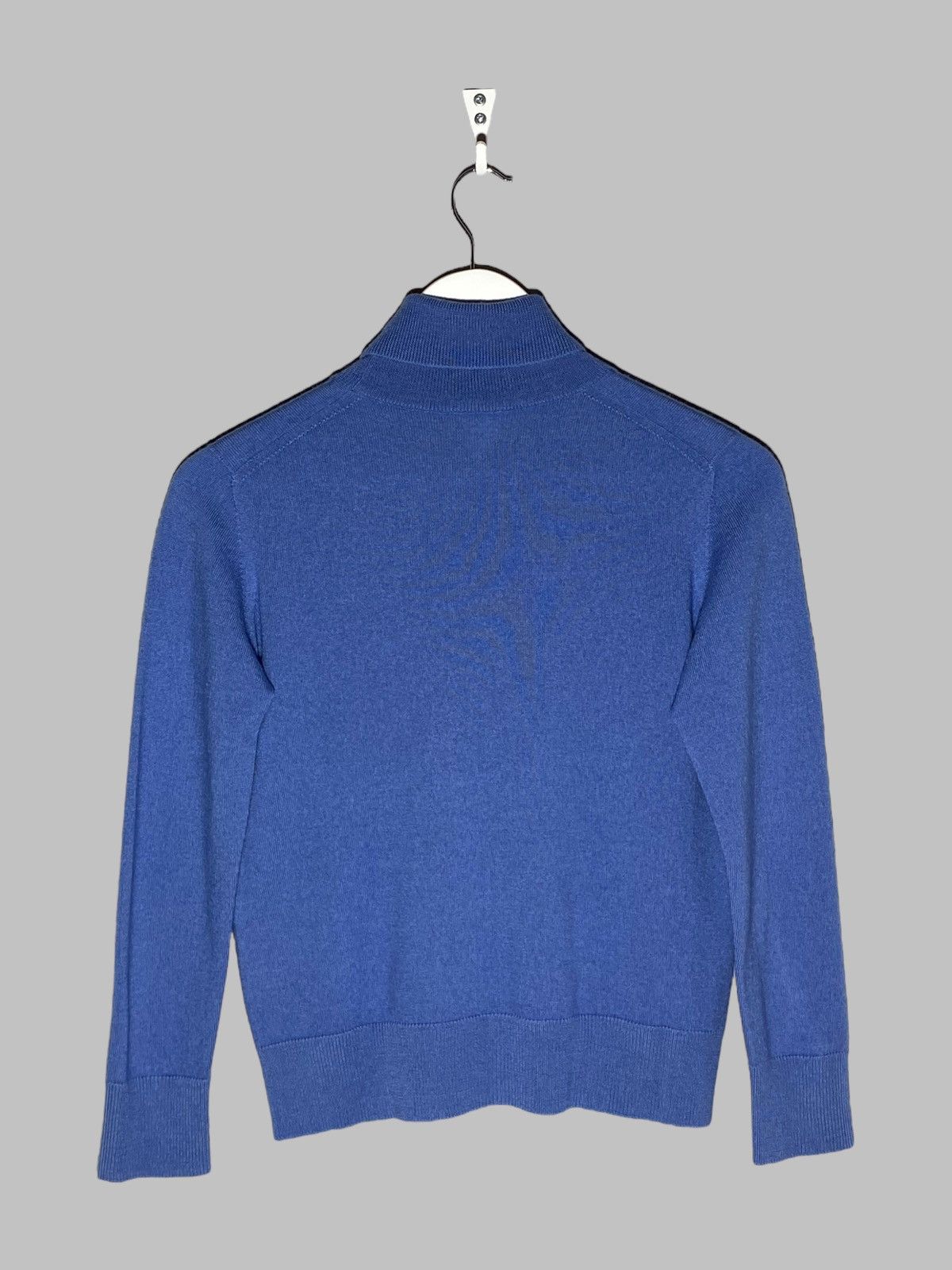 Gran Sasso Gran Sasso Steve Jobs Aesthetic Blue Wool Turtleneck Sweater Size US XS / EU 42 / 0 - 2 Thumbnail