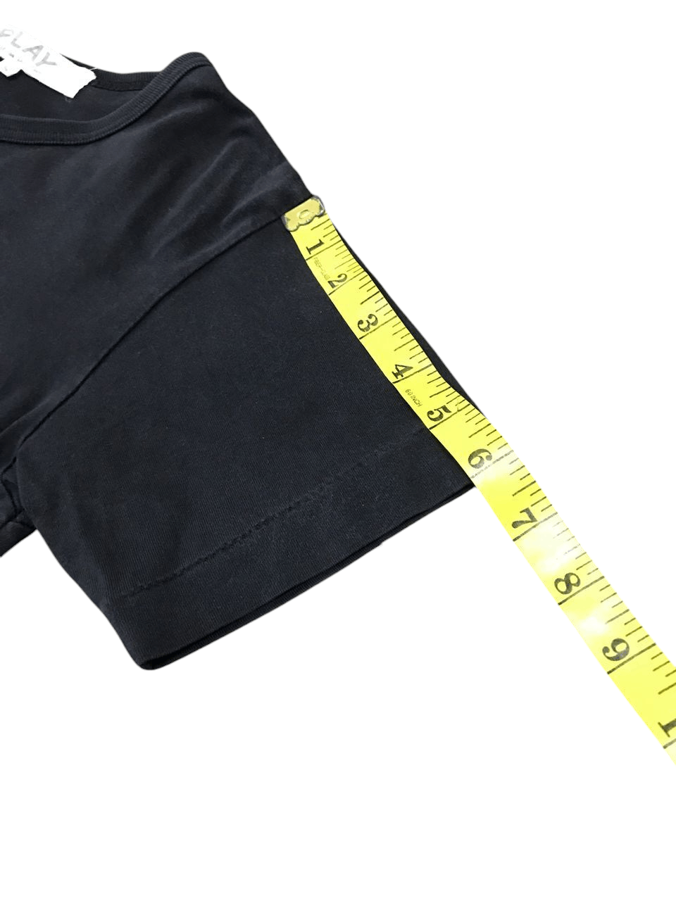 Comme des Garcons Comme des Garçons 'Play' Spellout Blacks T-Shirt Size S / US 4 / IT 40 - 7 Thumbnail
