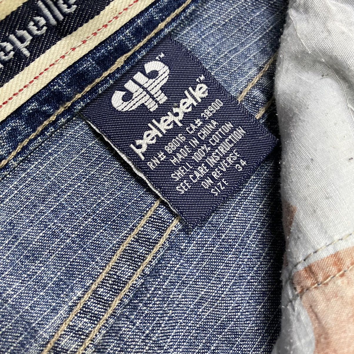 Pelle Pelle × Vintage Pelle Pelle patchwork distressed denim Size US 34 / EU 50 - 18 Thumbnail