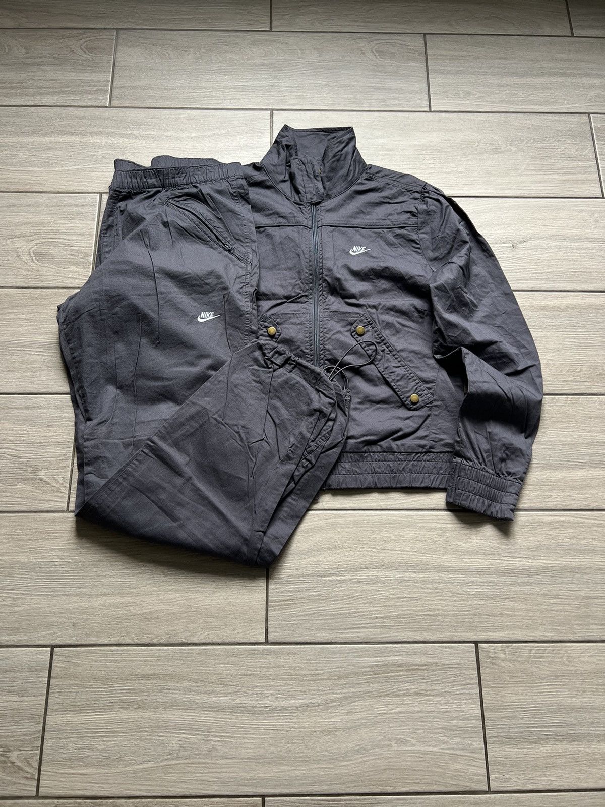Nike × Vintage Vintage Nike Tracksuit Jacket And Pants 90s Swoosh Size US XL / EU 56 / 4 - 3 Thumbnail