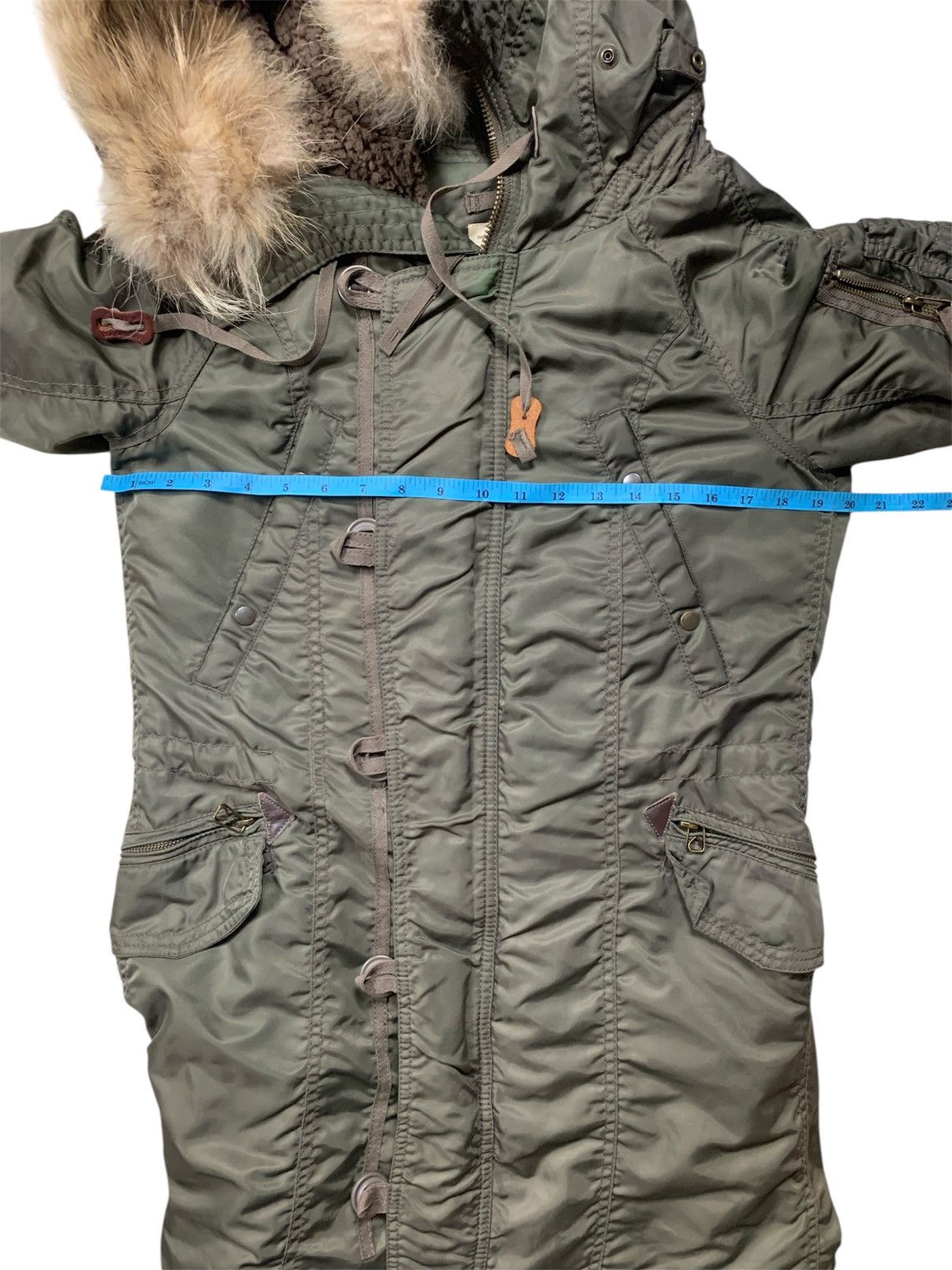 GOA 2000s GOA FUR COLLARED PARKA JACKET Size US M / EU 48-50 / 2 - 5 Thumbnail