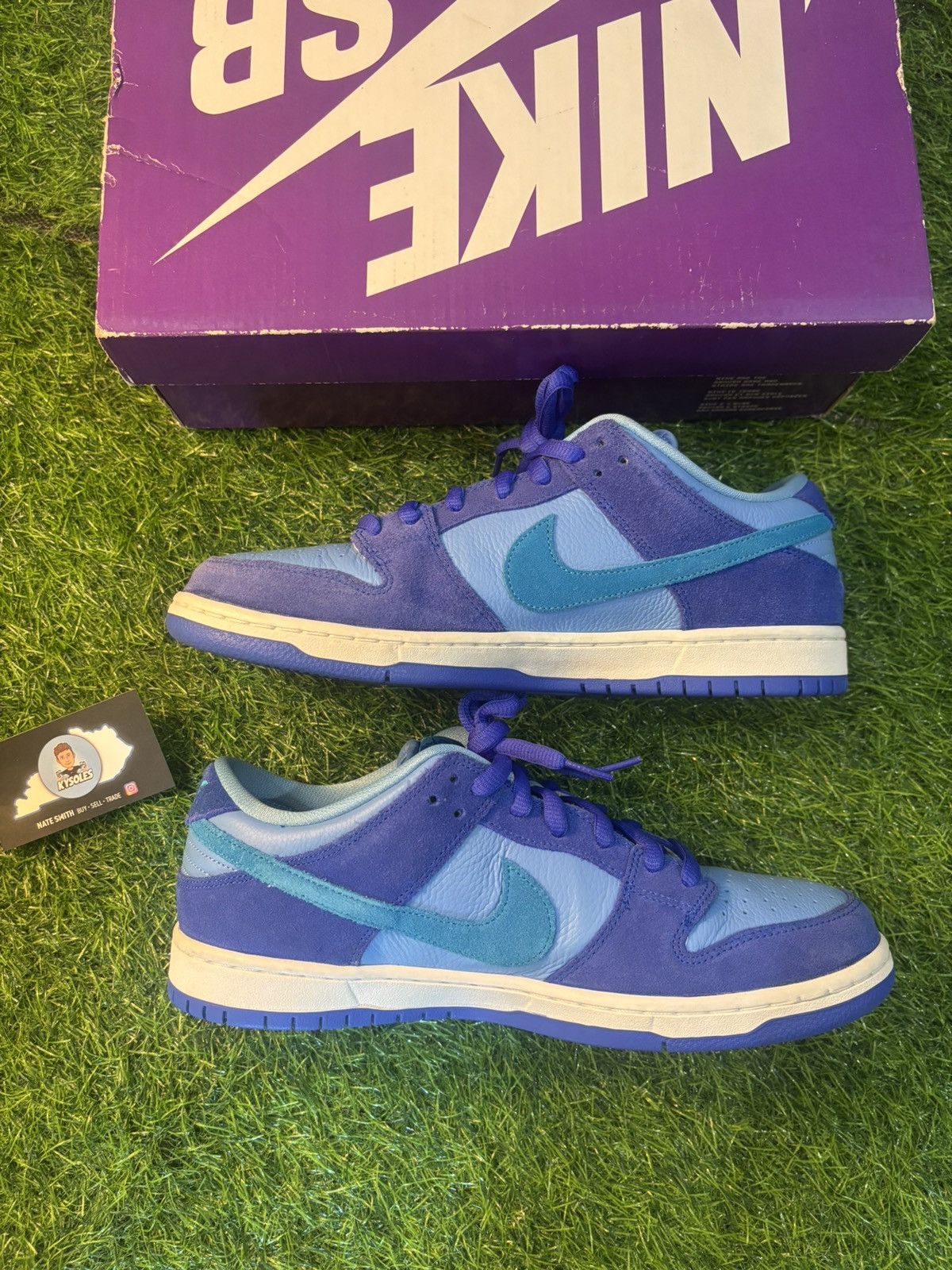 Nike Nike sb dunk low Blue Raspberry Size US 11 / EU 44 - 2 Thumbnail