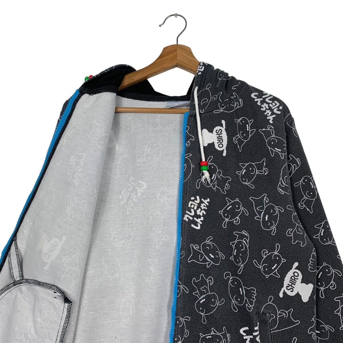 Japanese Brand Japanese Anime Shiro Fullprint Zipper Hoodie Size US L / EU 52-54 / 3 - 11 Thumbnail