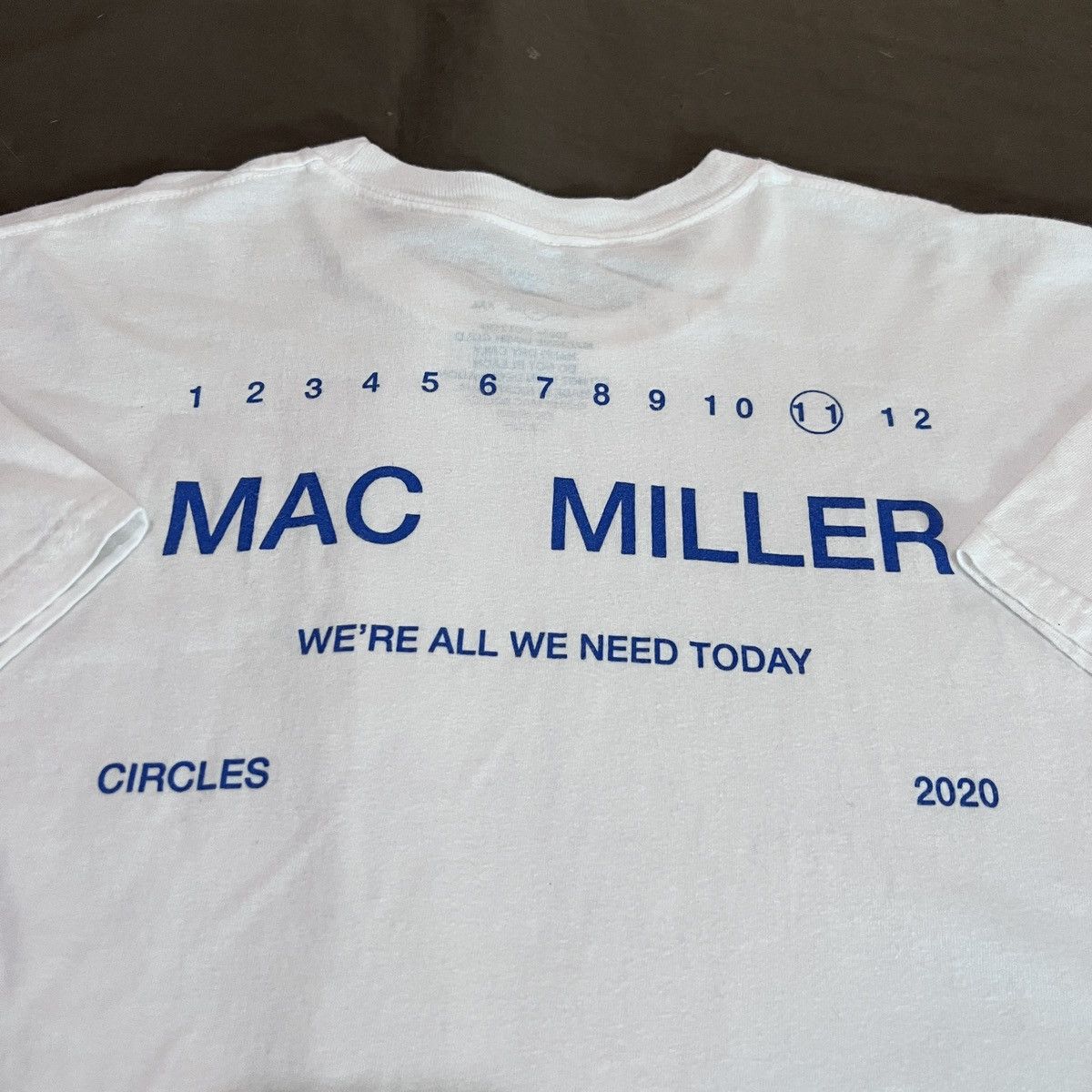 Mac Miller 2019 Mac Miller Circles Promo Tee Shirt Size L Size US L / EU 52-54 / 3 - 1 Thumbnail