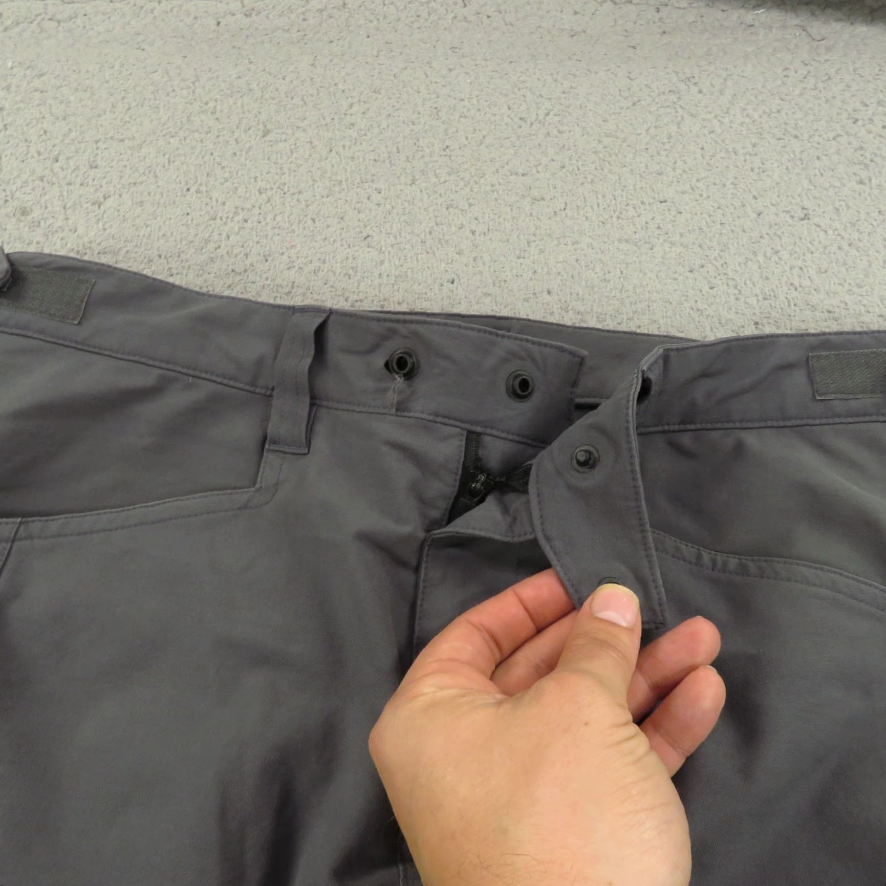 Ten Thousand Ten Thousand Pants Mens 34x30 Chino Straight Slim Fit Charcoal Grey Size US 34 / EU 50 - 6 Thumbnail