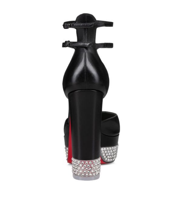 Christian Louboutin o1s1wg110924 Heeled Sandals in Black Size US 5 / IT 35 - 3 Thumbnail