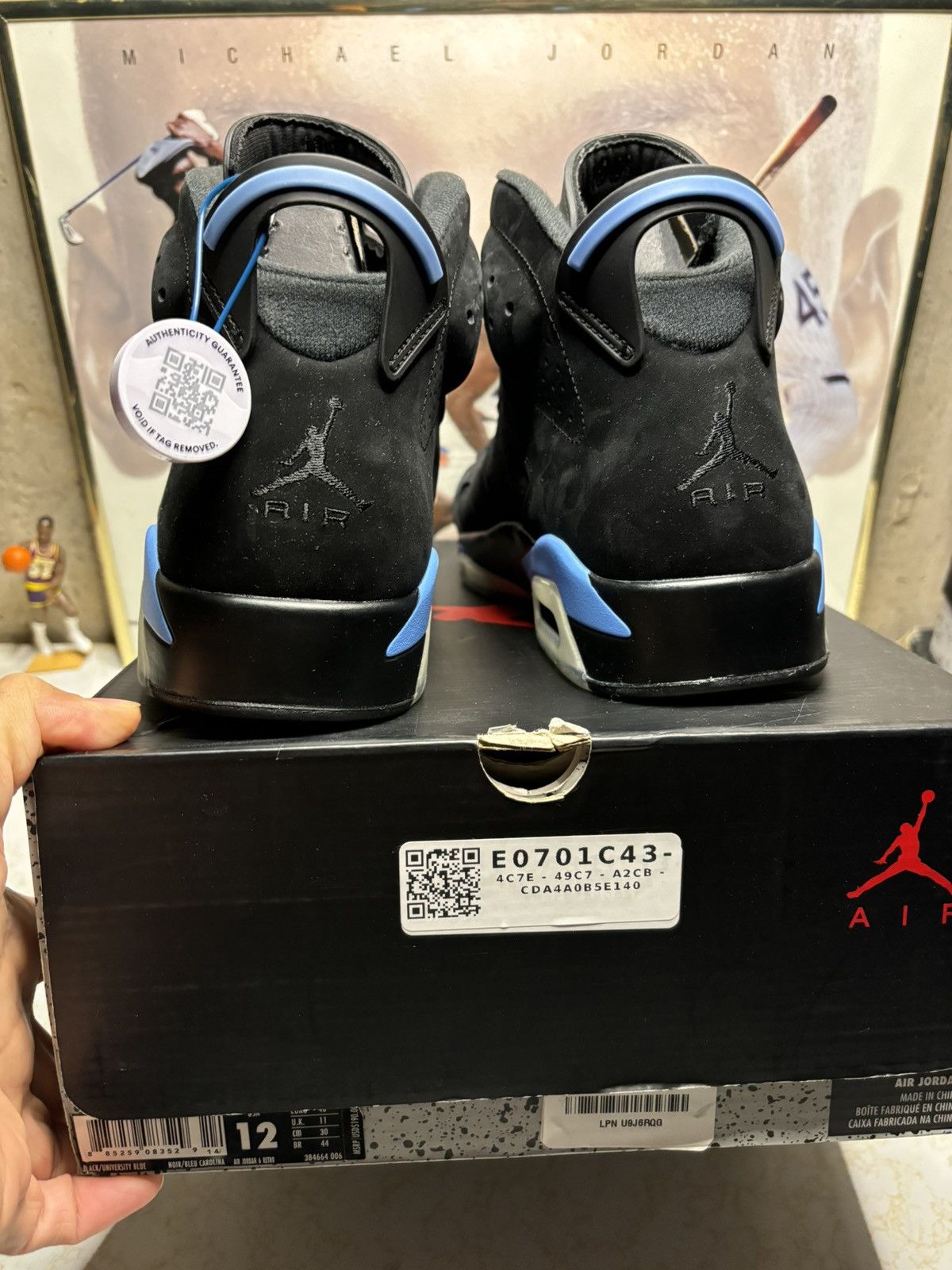 Jordan Brand Jordan Retro 6 ‘unc’ Size US 12 / EU 45 - 7 Thumbnail
