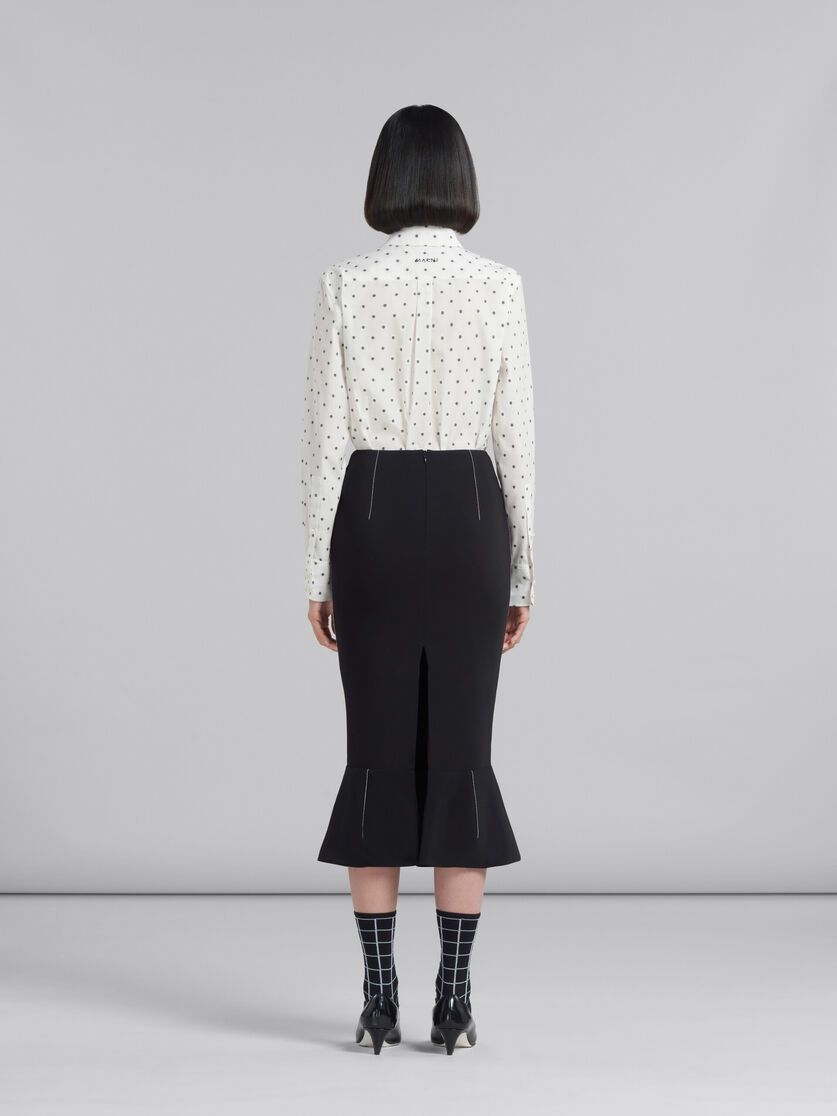 Marni o1w1db10824 Midi Skirt in Black Size 30" / US 8 / IT 44 - 3 Thumbnail