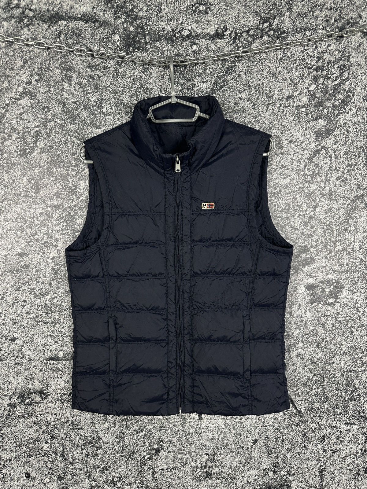 Napapijri Men’s Napapijri Duck Down Gilet Full Zip Vest Outdoor Size S Size US S / EU 44-46 / 1 - 2 Thumbnail