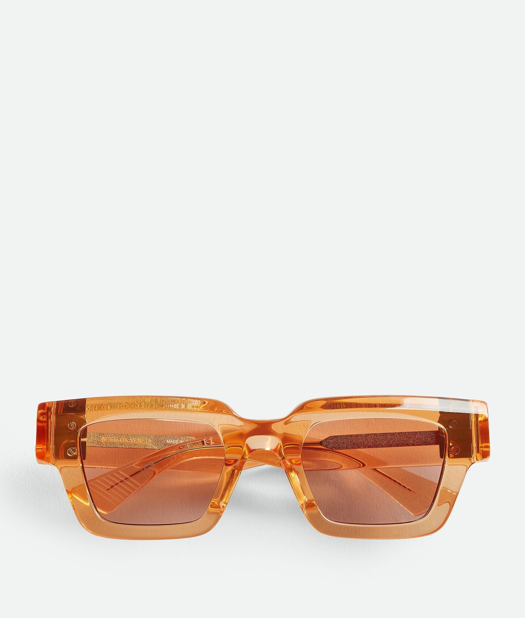 Bottega Veneta o1n1vont0525 Size: OS / Hinge Acetate Square Sunglasses Size ONE SIZE - 1 Thumbnail