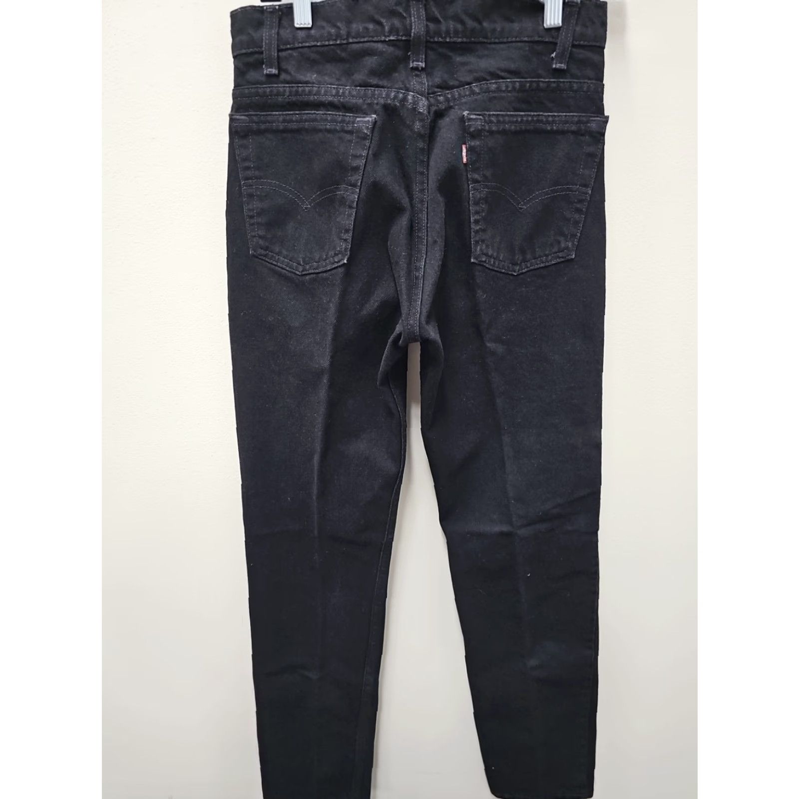 Levi's VINTAGE Levi's 505 Jeans Mens 31x34 Black Regular Straight Leg Denim Size US 31 - 3 Thumbnail