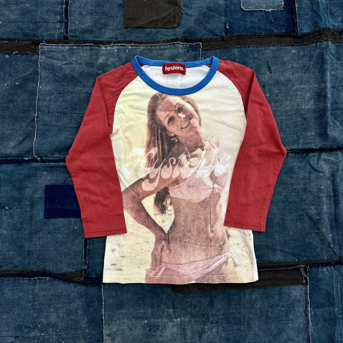 Hysteric Glamour Naked Girl Raglan Shirt / Vintage Hysteric
