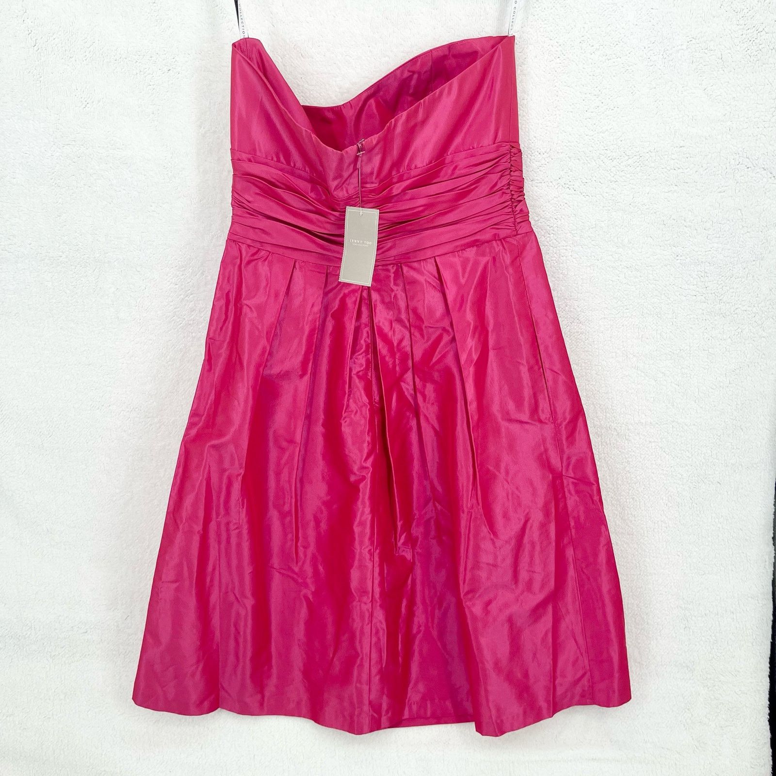 Other Jenny Yoo Size 10 Mini Dress Evening Strapless Pink NWT Size L / US 10 / IT 46 - 5 Thumbnail