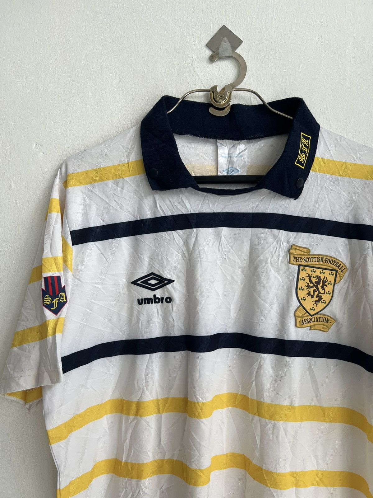 Umbro × Vintage RARE Vintage 1988/91 Umbro Scotland Away Football Jersey Size US M / EU 48-50 / 2 - 2 Thumbnail
