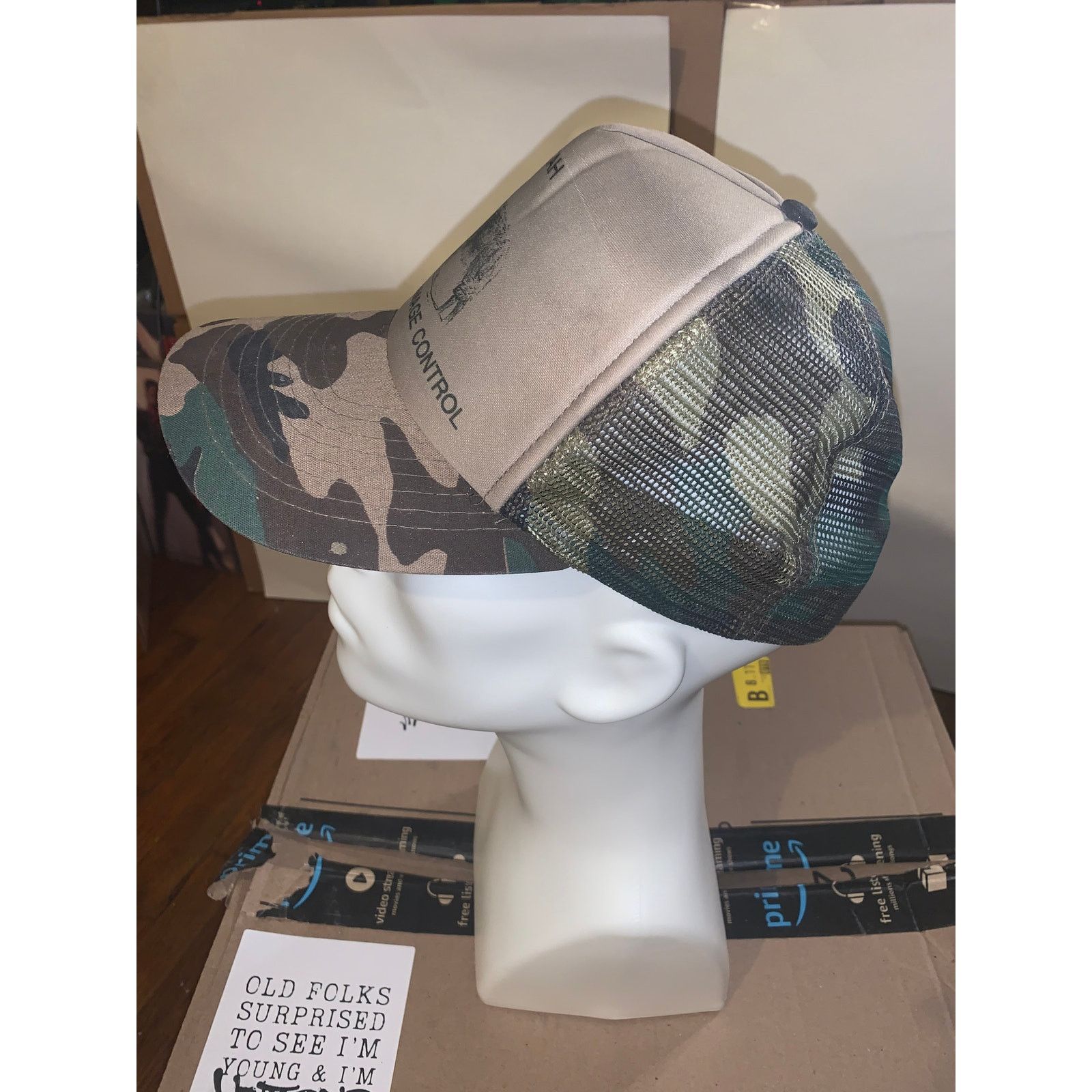 Other × Vintage Vtg Utah Animal Damage Control Camo Trucker Hat Snapback USA Size ONE SIZE - 2 Thumbnail
