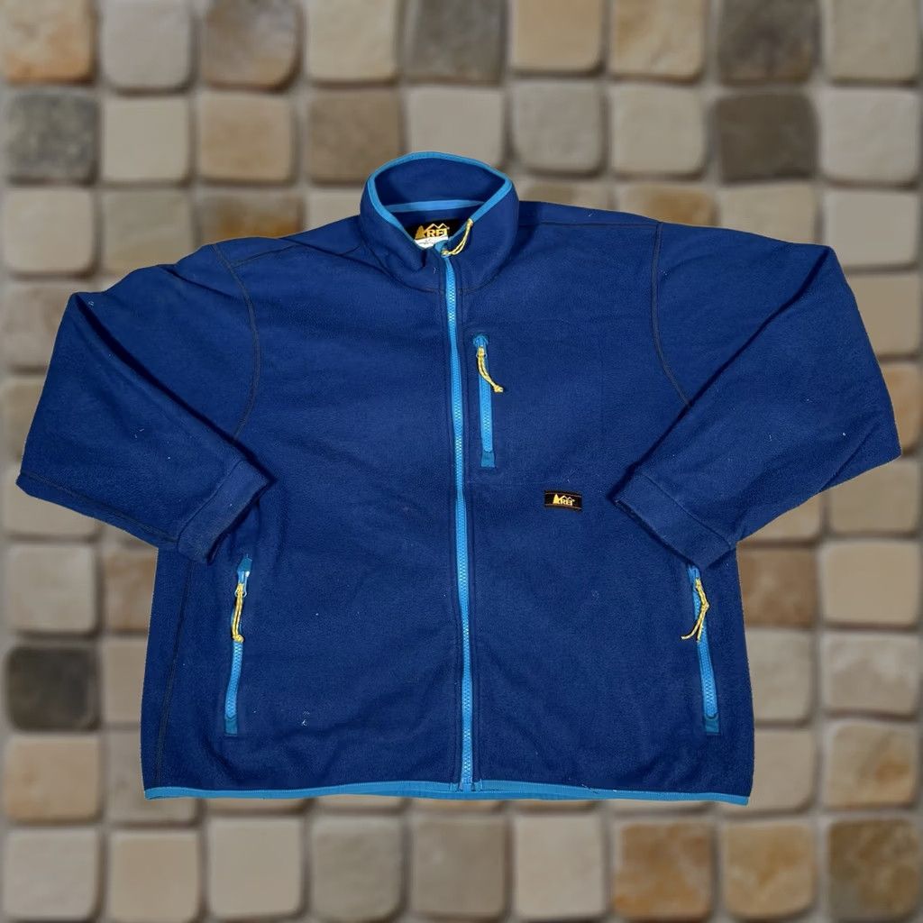 Vintage VINTAGE REI Jacket Womens XL Blue Polartec Fleece Full Zip Trailsmith Basic Jacket Size XL / US 12-14 / IT 48-50 - 1 Thumbnail