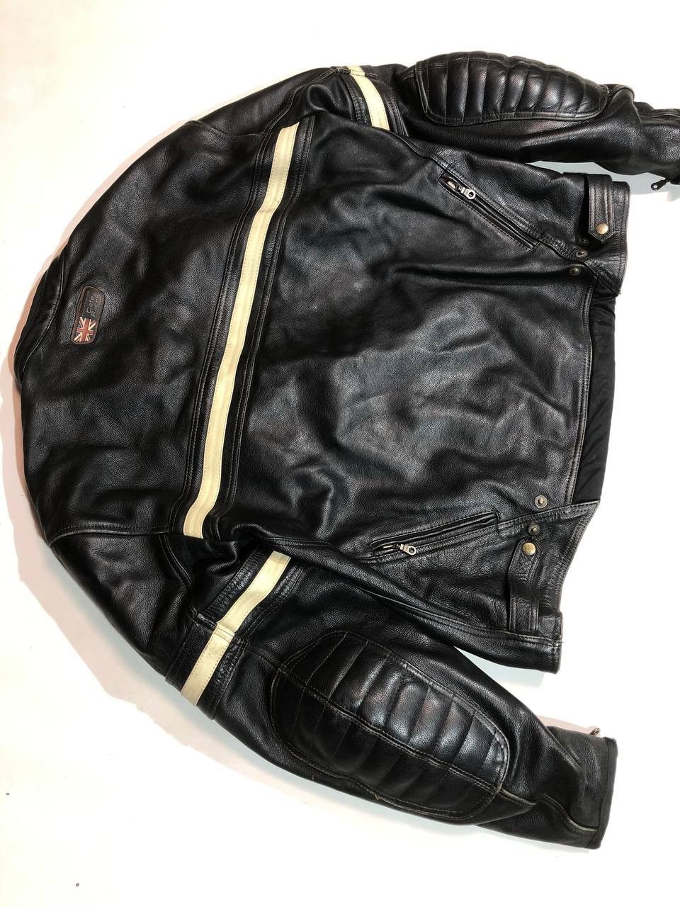 Vintage Frank Thomas Motorcycle Moto Leather Jacket Racing Vintage Size US XXL / EU 58 / 5 - 13 Thumbnail