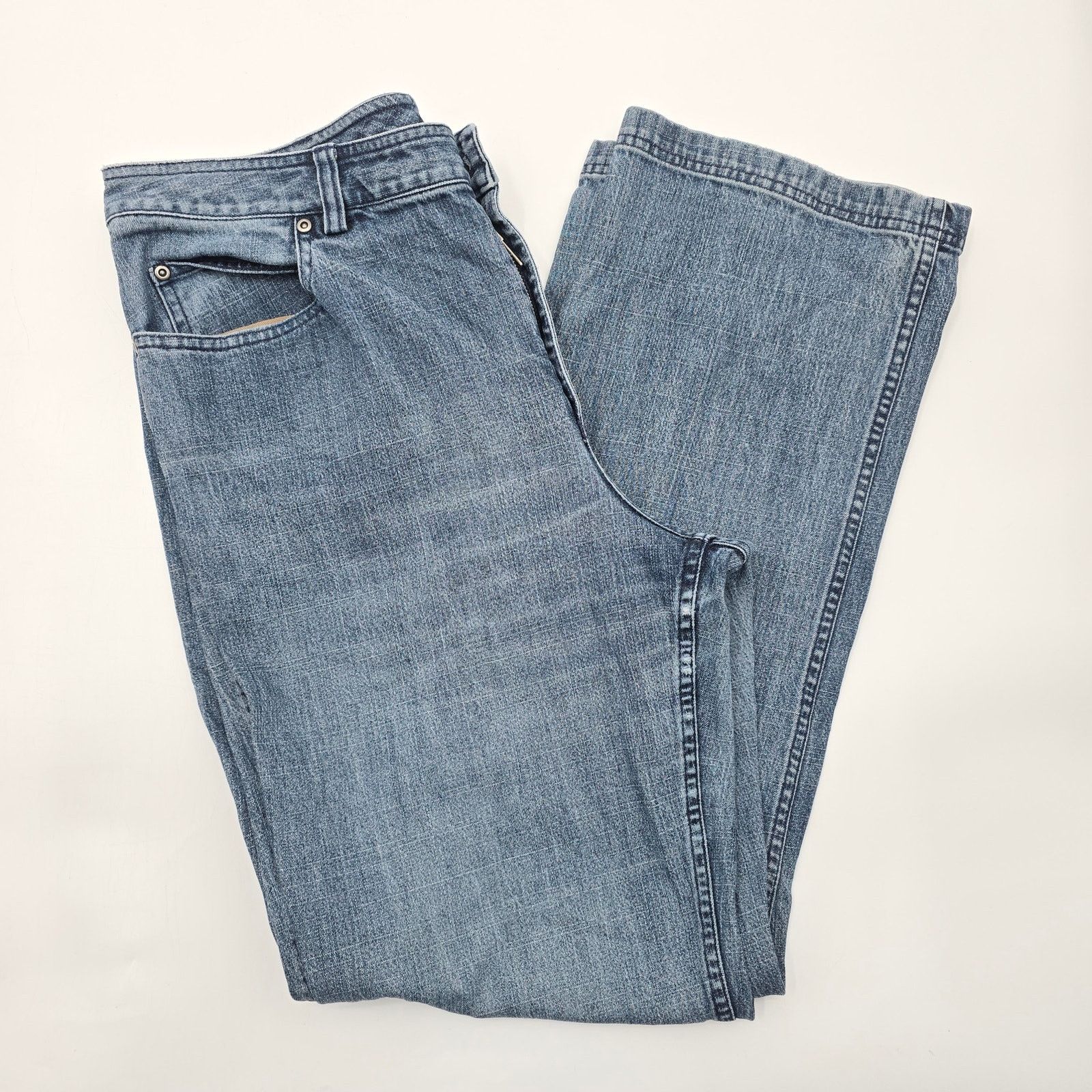 Duluth Trading Company Duluth Trading Company Blue Denim Jeans Straight Pants 14x33 Size 36" / US 14 / IT 50 - 2 Thumbnail