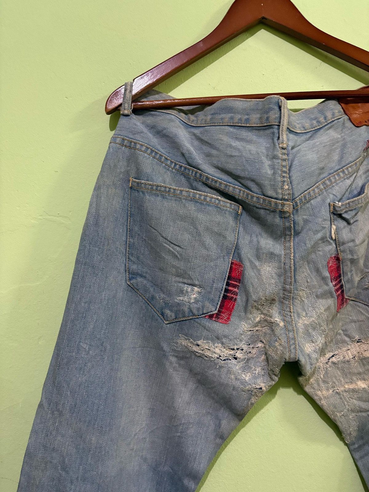 Other Dope Drakkar Distressed Denim pant Size US 33 - 7 Thumbnail