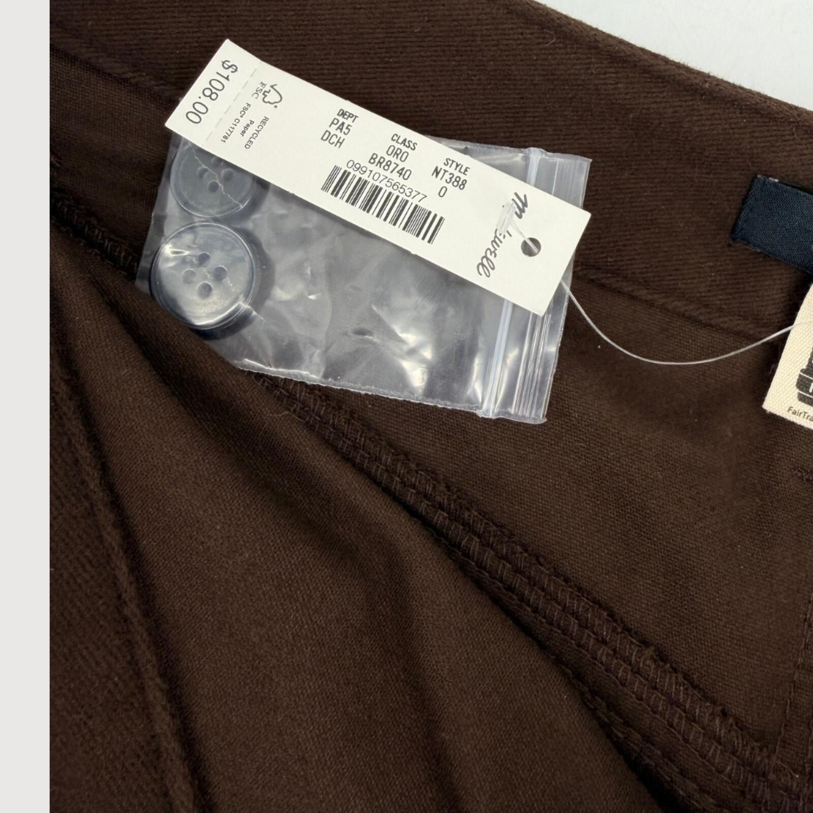 Madewell Madewell NWT Utility Twill Mini Skirt Chocolate 0 Size 25" / US 0 / IT 36 - 9 Thumbnail