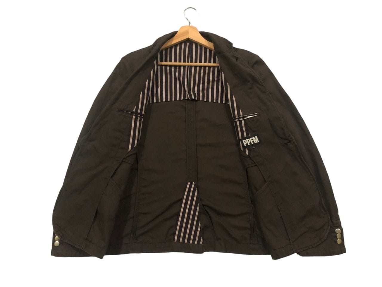 If Six Was Nine × Japanese Brand × PPFM Vintage PPFM Casual Coat Blazers Jacket Size US M / EU 48-50 / 2 - 3 Thumbnail