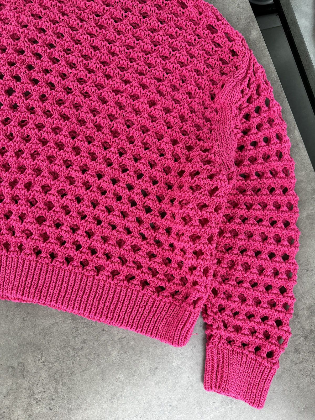 Miss Sixty Miss Sixty Mesh Knit Sweater Size L / US 10 / IT 46 - 12 Thumbnail