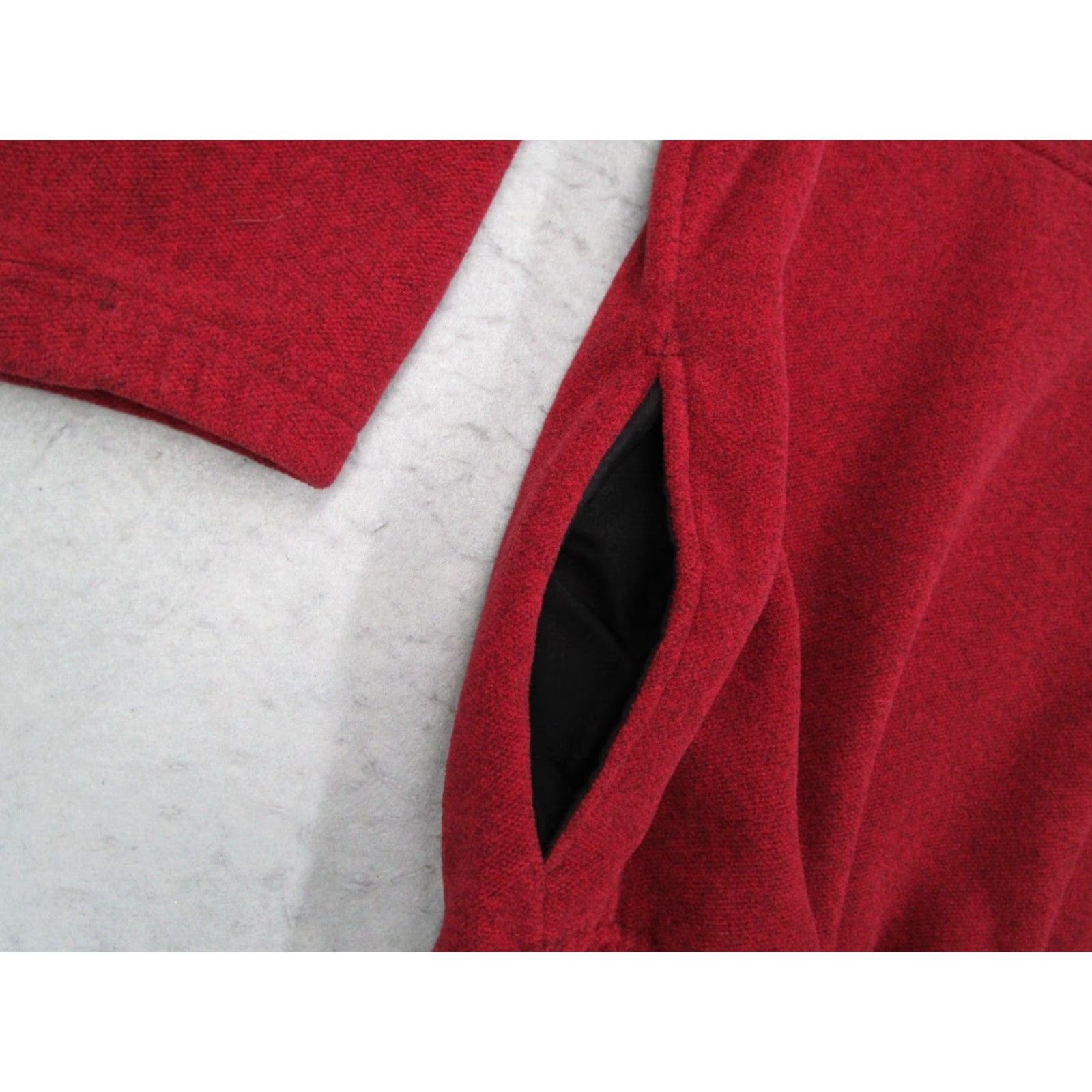 Vintage Straight Down Sweater Mens Medium Red Snap Front Fleece Palos Verdes Golf USA Size US M / EU 48-50 / 2 - 4 Thumbnail