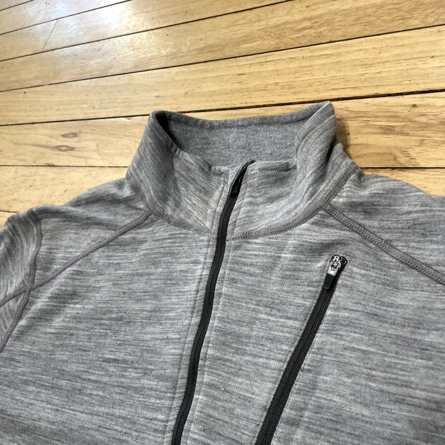 Vintage Terramar Mens XL Pullover Wool Blend 1/4 Zip Thermal Sweater Gray Size US XL / EU 56 / 4 - 4 Thumbnail