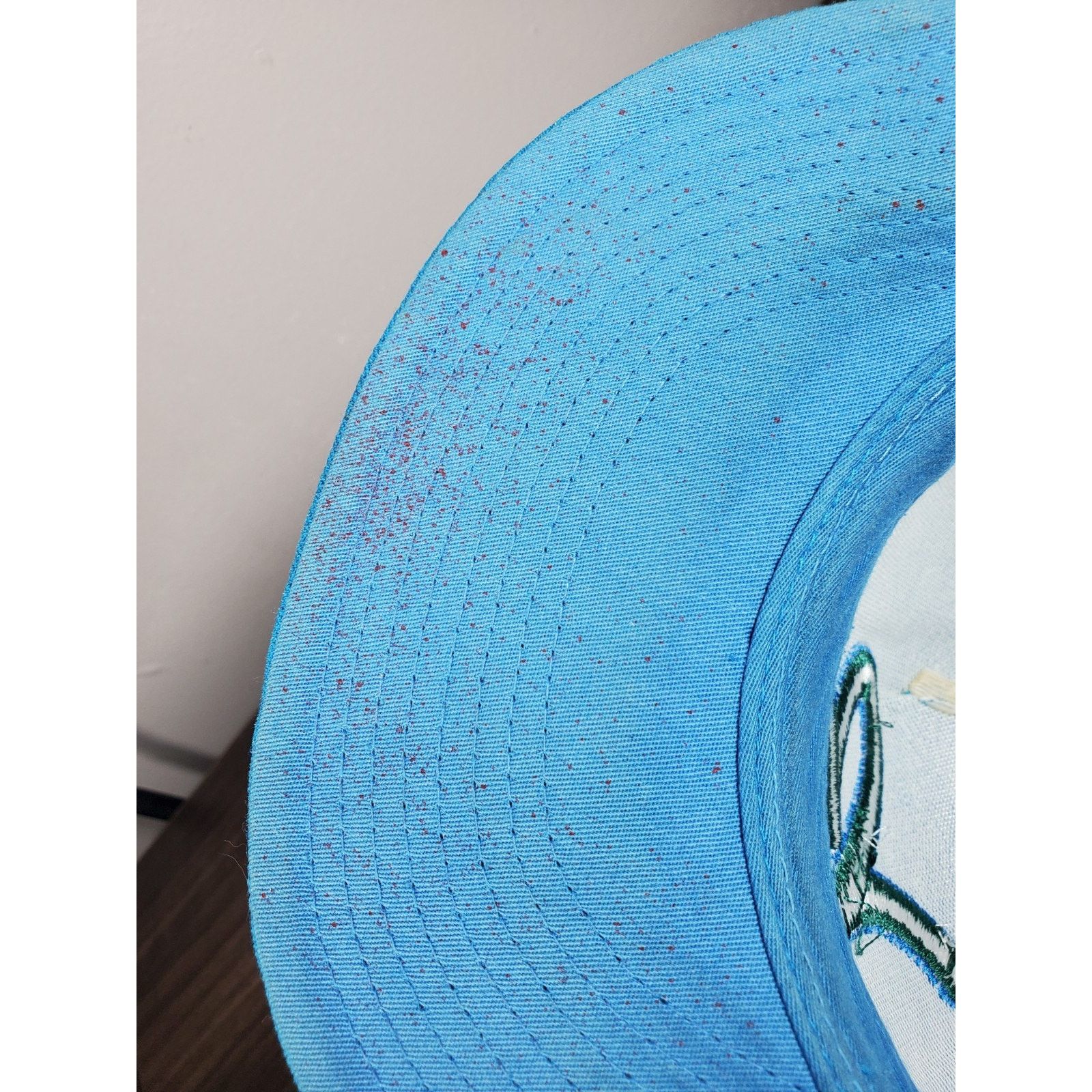 Rocawear Rocawear Teal Blue Cap Hat Sz 7 1/4 JAY Z Faded Logo *READ* Size ONE SIZE - 14 Thumbnail