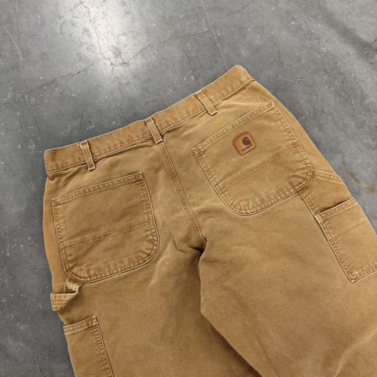 Carhartt × Carhartt Wip × Vintage Vintage Y2K Carhartt Faded Distressed Carpenter Pants Size US 32 / EU 48 - 3 Thumbnail
