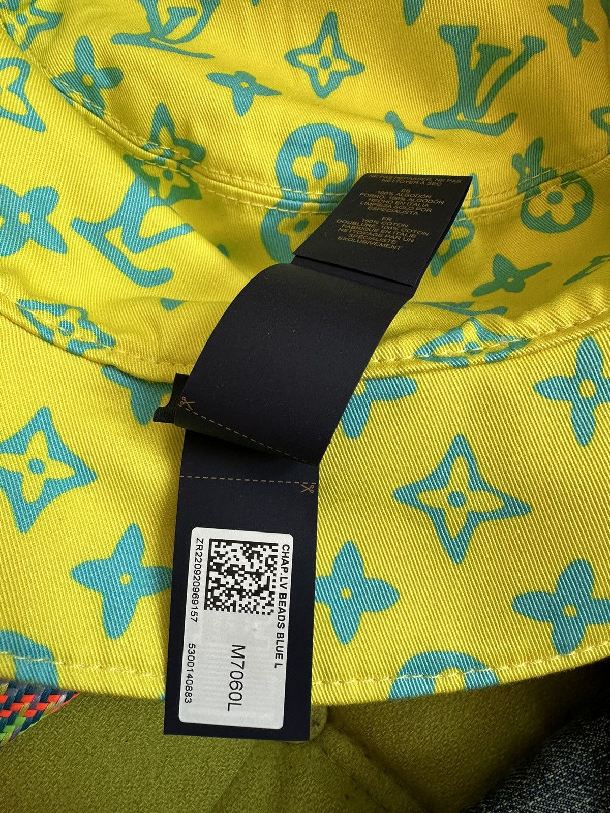 Louis Vuitton × Virgil Abloh LAST SEASON VIRGIL LV BUCKET HAT Size ONE SIZE - 7 Thumbnail