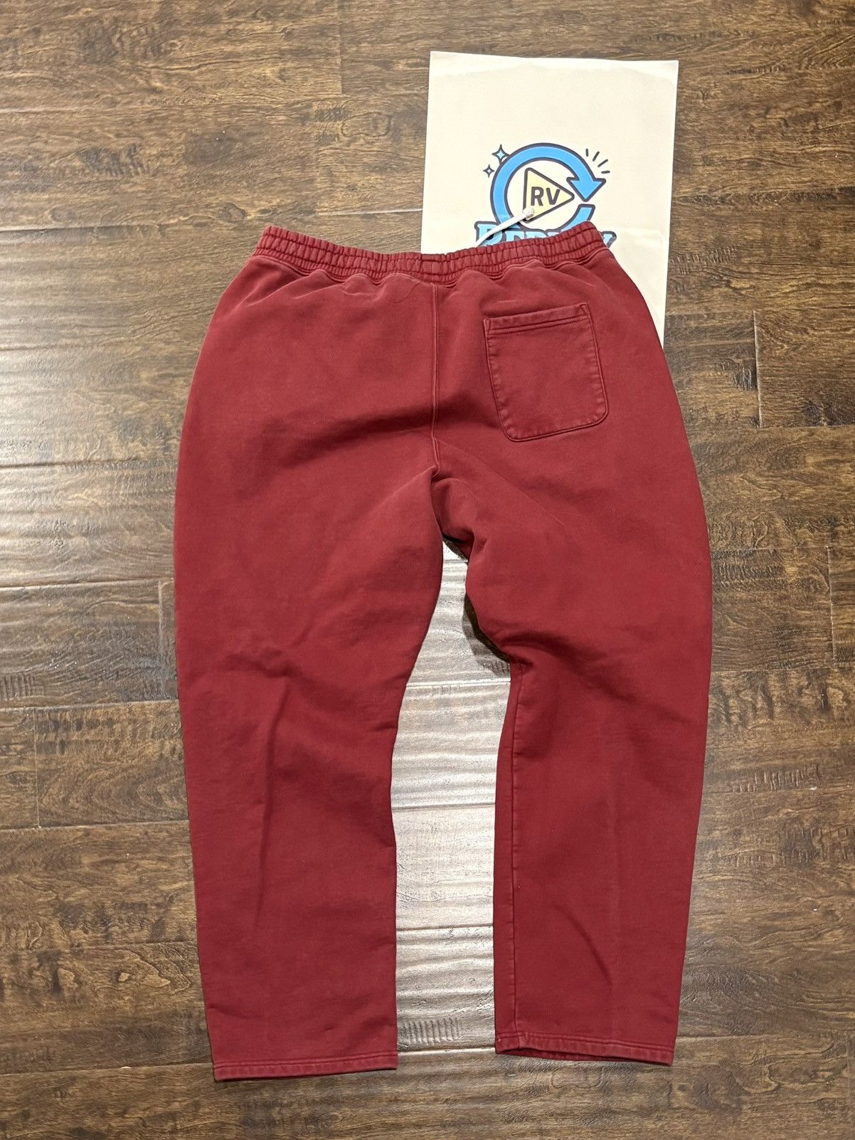 October's Very Own OVO BURGUNDY SWEATPANTS XL Size US 36 / EU 52 - 2 Thumbnail