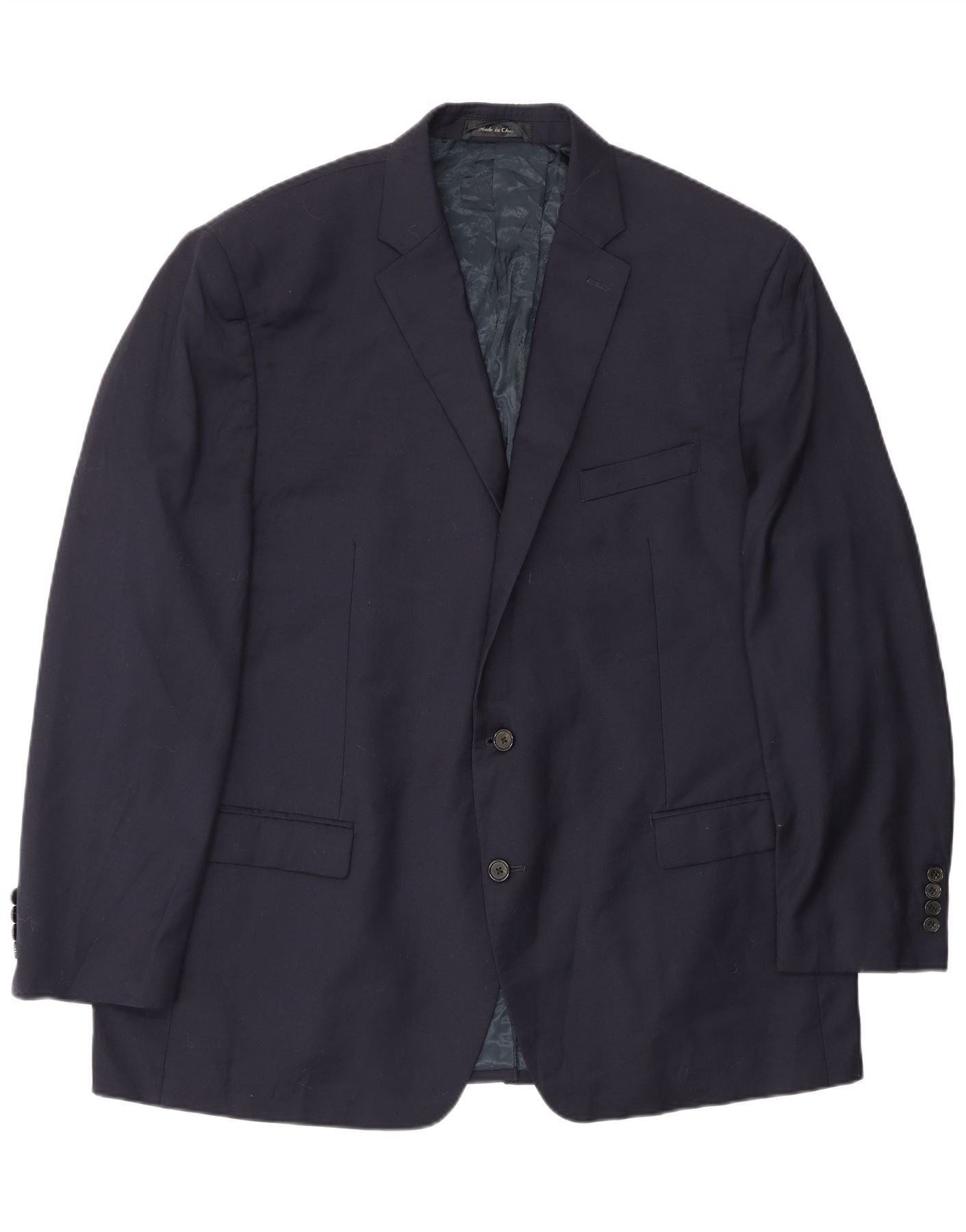 Ralph Lauren Mens 2 Button Blazer Jacket UK 44 2XL Navy Blue Size US XL / EU 56 / 4 - 1 Thumbnail