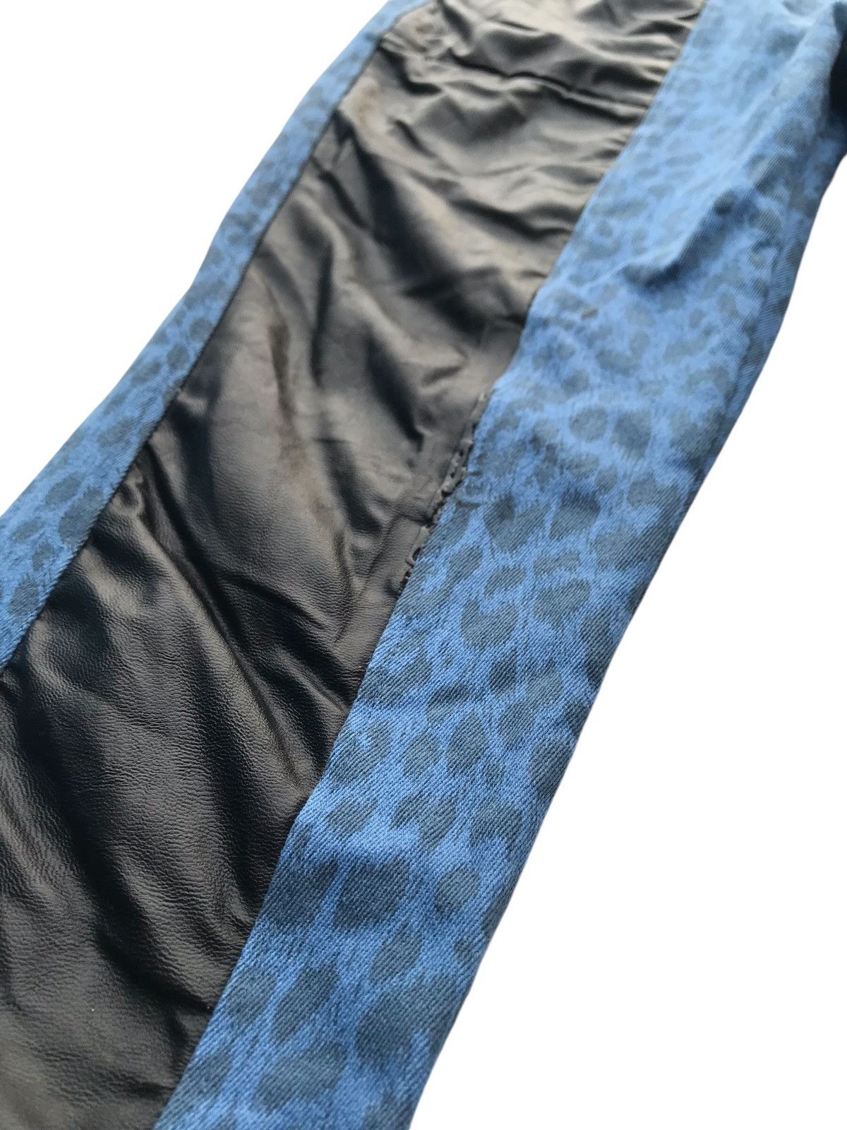 Japanese Brand Maison Gilfy Stretch Leopard Print Fashion Pants Size 27" / US 4 / IT 40 - 7 Thumbnail