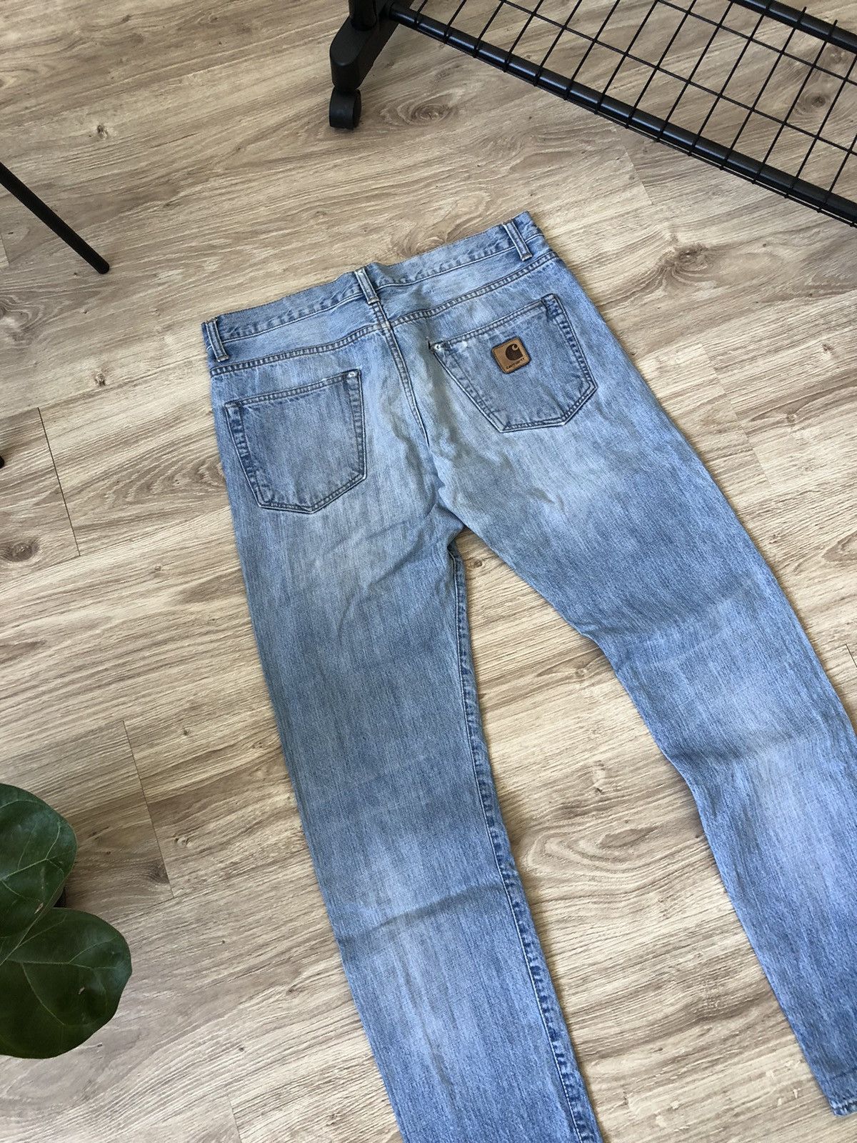 Carhartt × Carhartt Wip × Vintage Vintage Carhartt WIP Light Wash Denim Murphy Pant Jeans Size US 32 / EU 48 - 2 Thumbnail