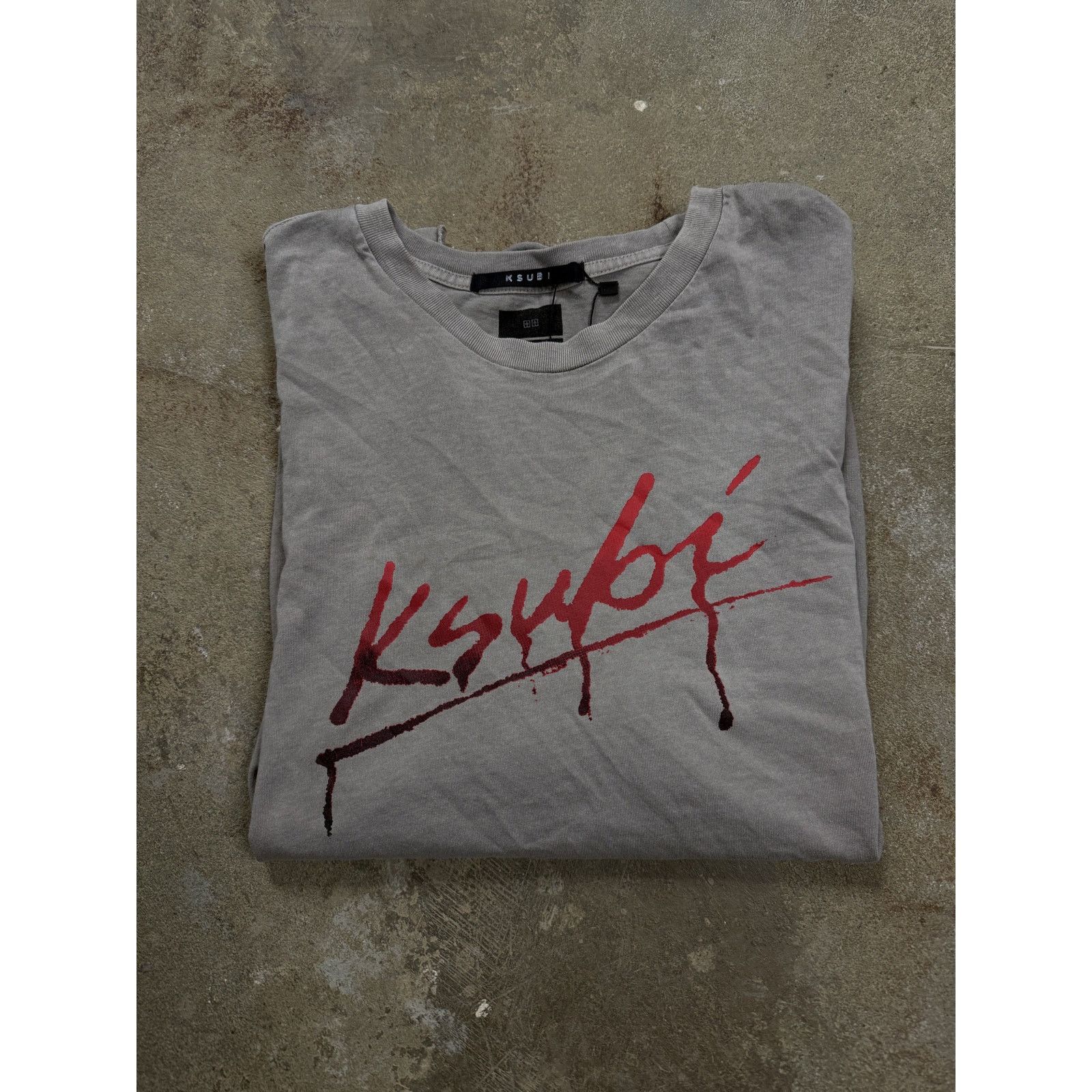 Ksubi Ksubi Tee Tee Red Drip Used Large Size US L / EU 52-54 / 3 - 2 Thumbnail