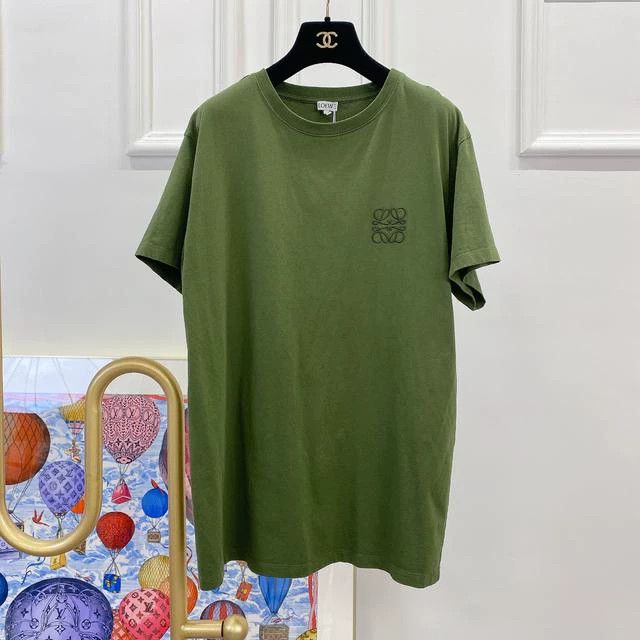 Loewe loewe Dark green logo printShort sleeves 2506-Nextarrow Size US M / EU 48-50 / 2 - 1 Thumbnail