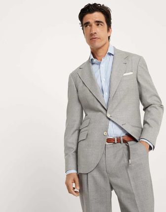 Brunello Cucinelli Suit in Natural Size US XL / EU 56 / 4 - 2 Thumbnail