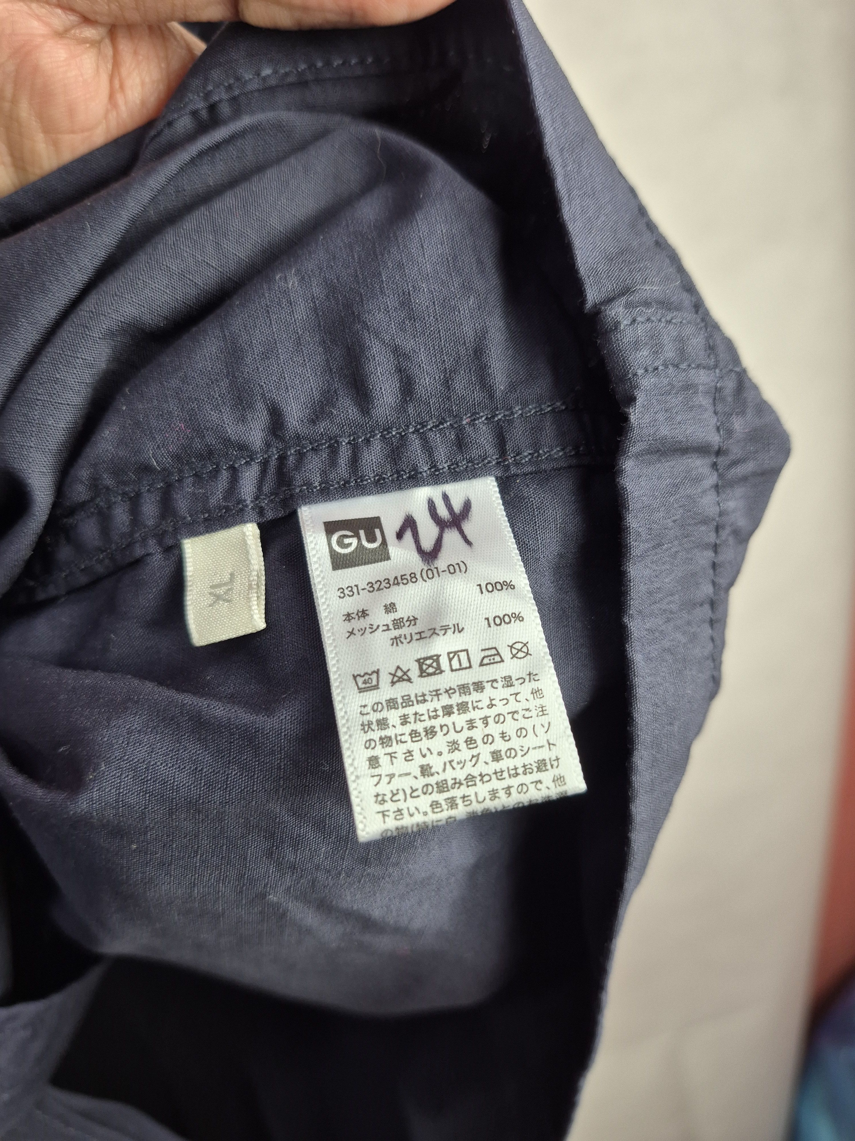 GU 🔥 GU Vintage Style Navy Workwear Utility Jacket Size US XL / EU 56 / 4 - 8 Thumbnail