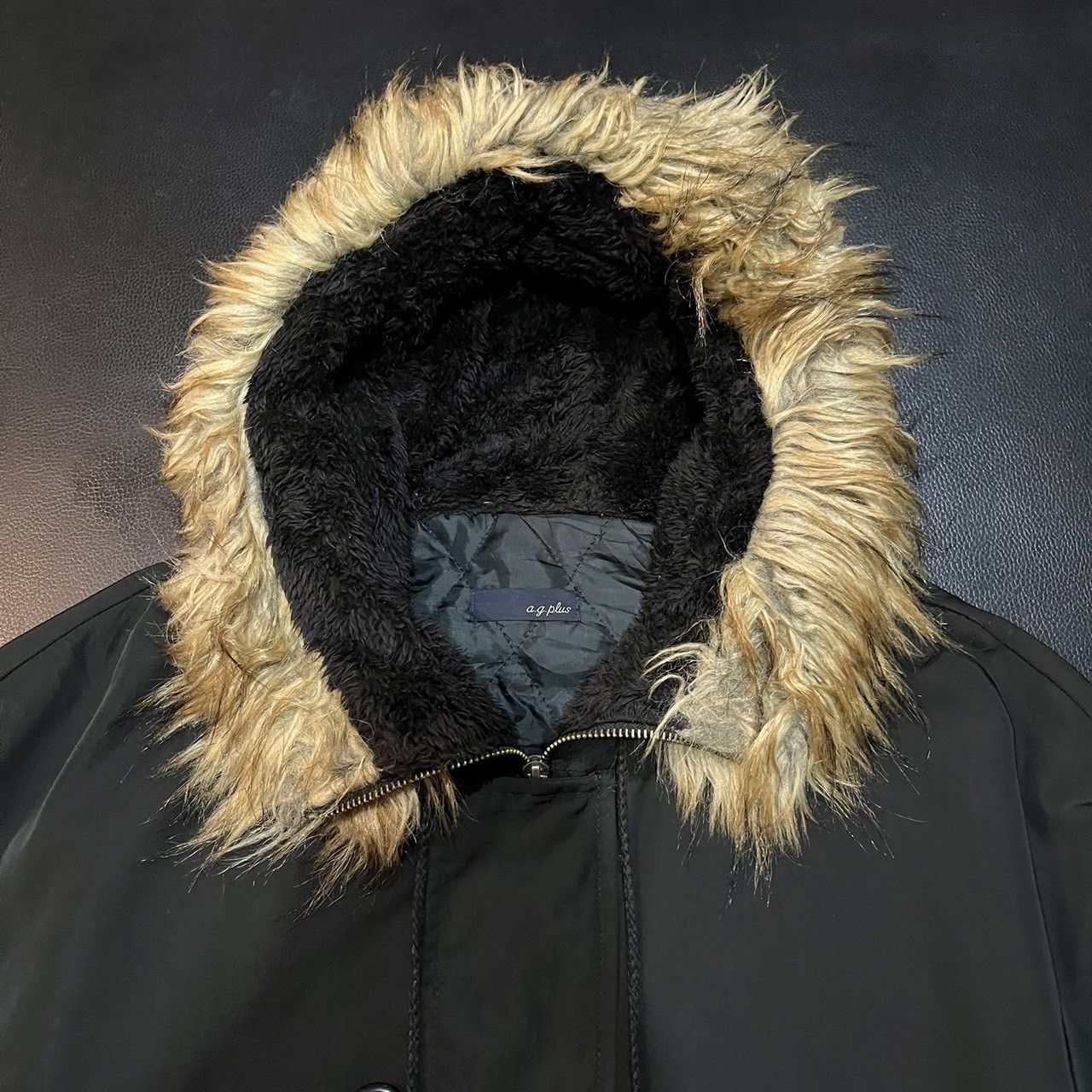 If Six Was Nine a.g.plus fur jacket hooded black if6was9 LGB CDG opium style Size US M / EU 48-50 / 2 - 4 Thumbnail
