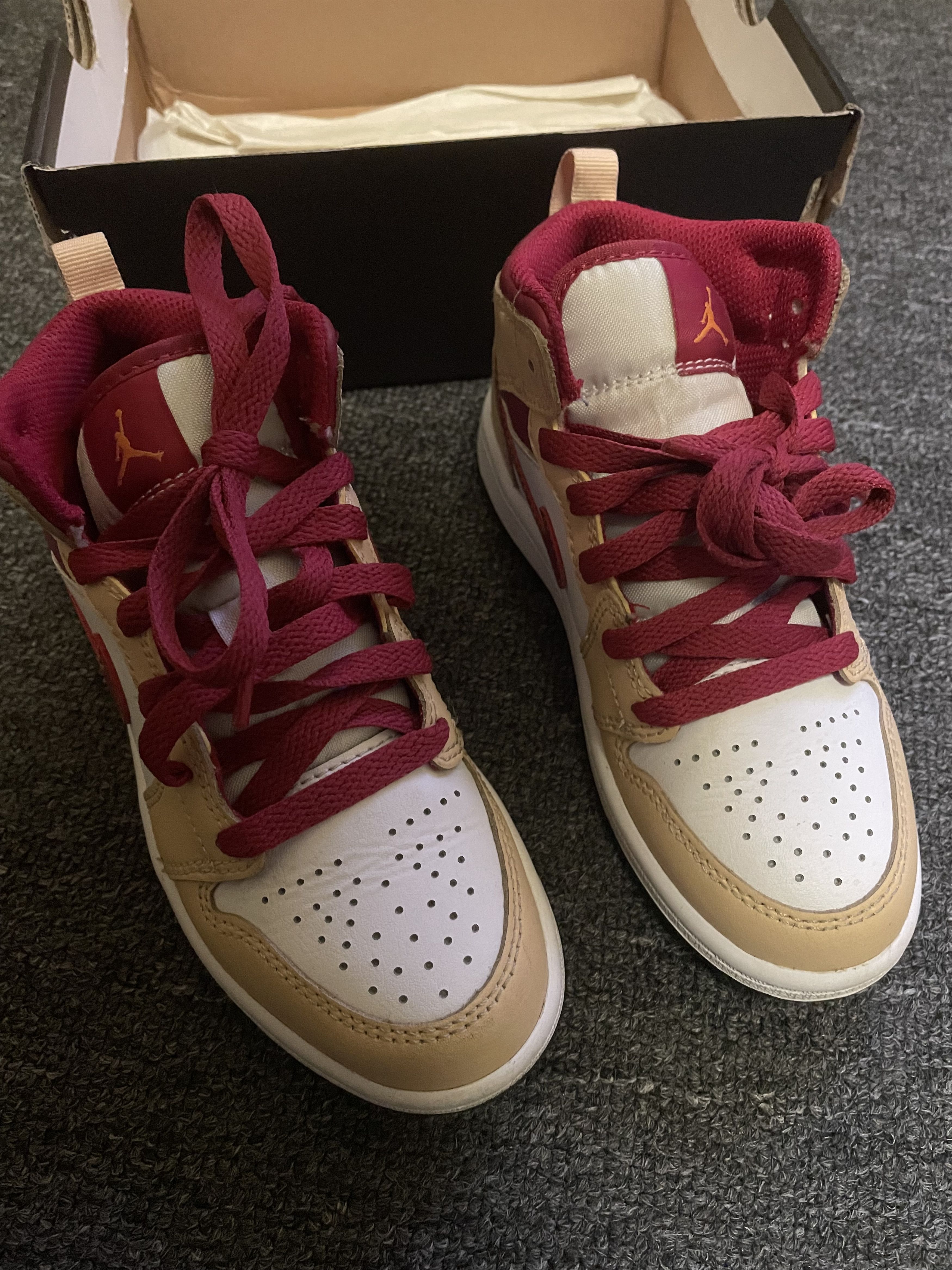 Nike NIKE Jordan children's high-top sneakers size 12c Size US 5 / EU 37 - 1 Thumbnail