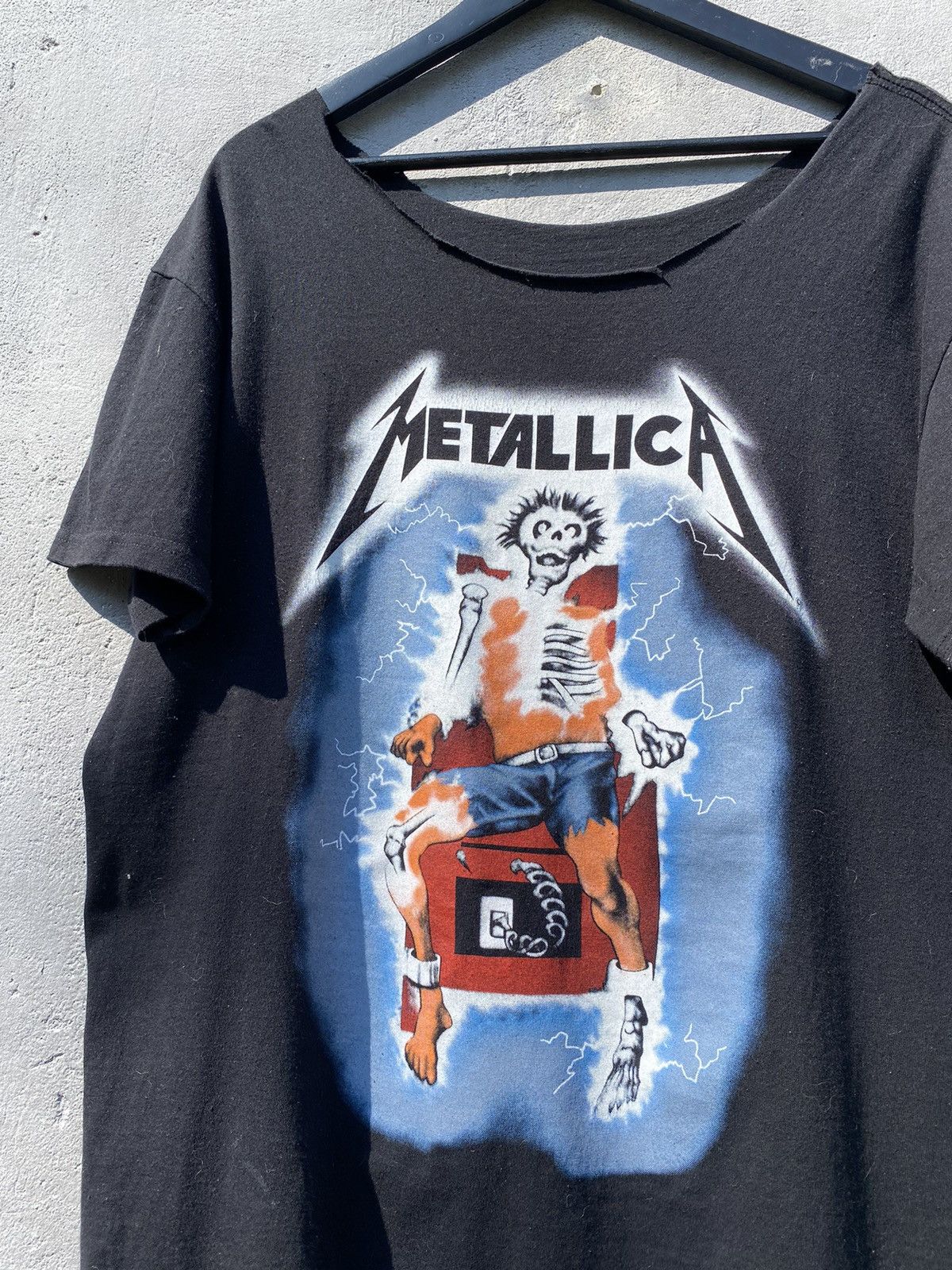 Band Tees VTG METALLICA METAL UP YOUR ASS CUT COLLAR TEE Size US L / EU 52-54 / 3 - 2 Thumbnail