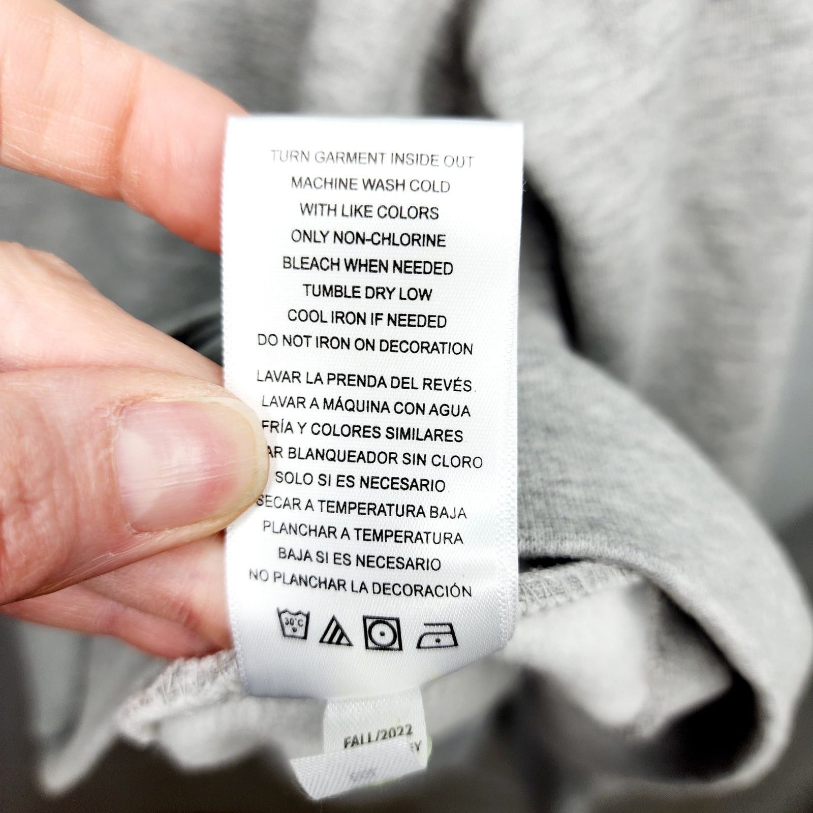 Champion Champion Gray Hooded Long Sleeve Pull Over Sweatshirt Size XXL / US 16-18 / IT 52-54 - 9 Thumbnail