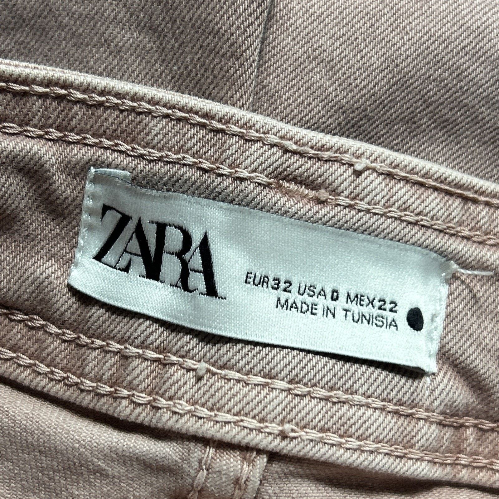 Zara Beyond Baggy Jean Women 0 24x28 Raw Hem Zara Hamilton Baggie Size 25" / US 0 / IT 36 - 4 Thumbnail