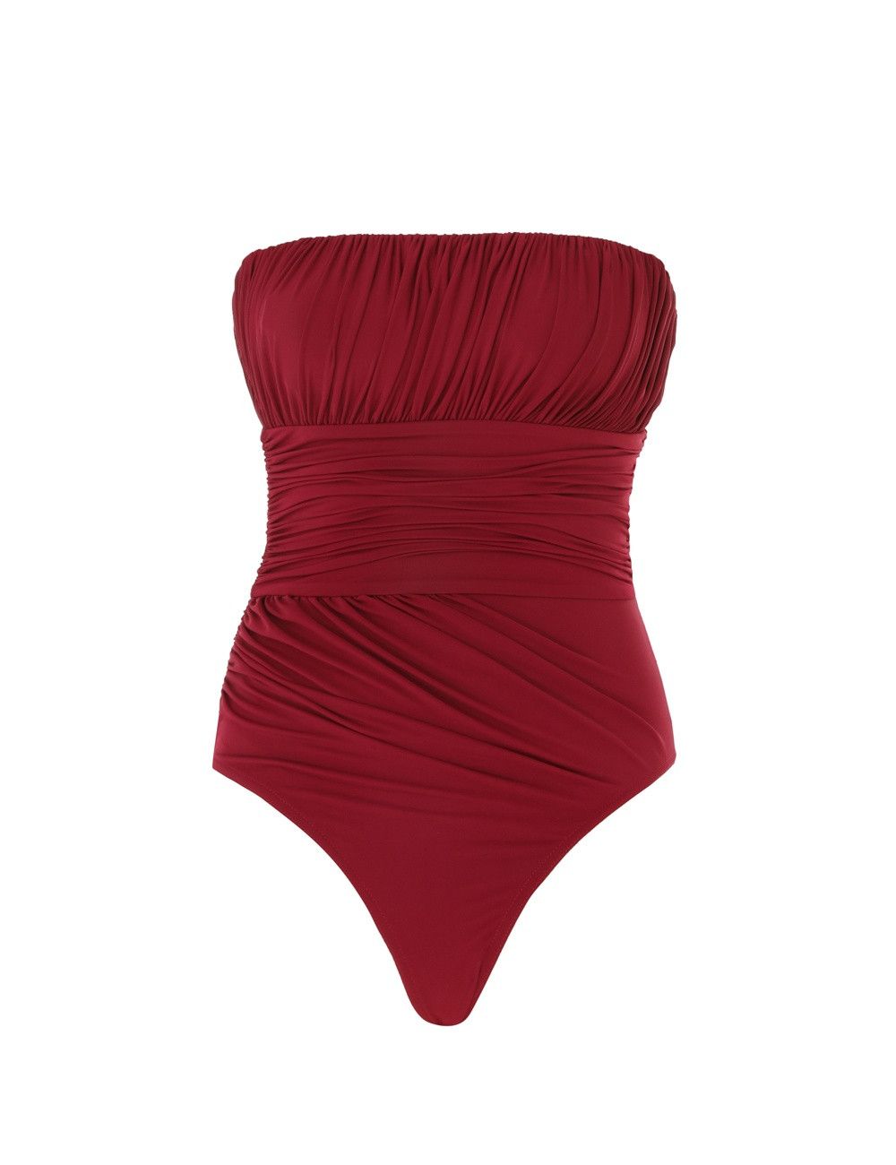 Zimmermann oc11z0725 Alight Draped Bodysuit in Red Size M / US 6-8 / IT 42-44 - 1 Thumbnail